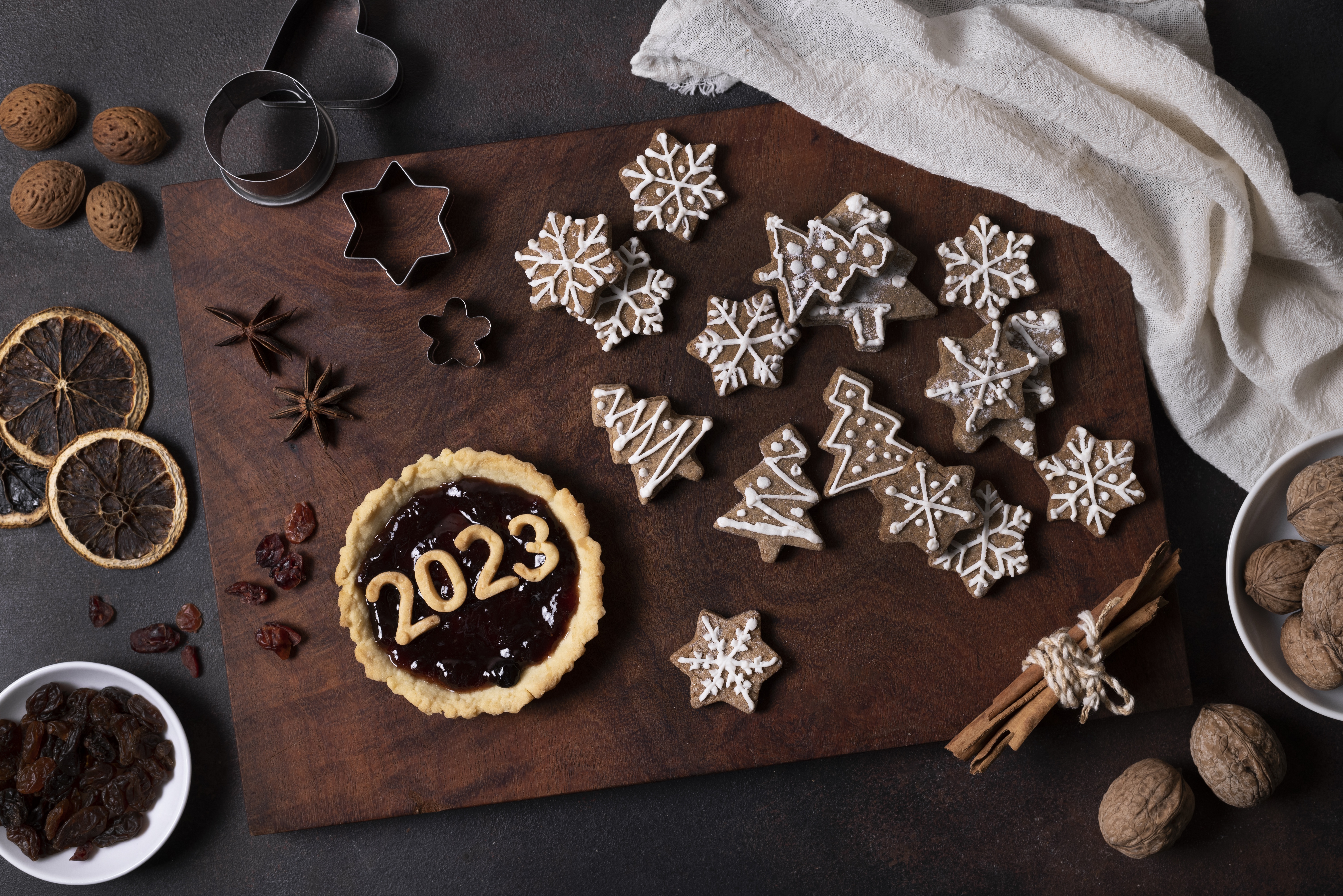 Cookies New Year Christmas 6016x4016
