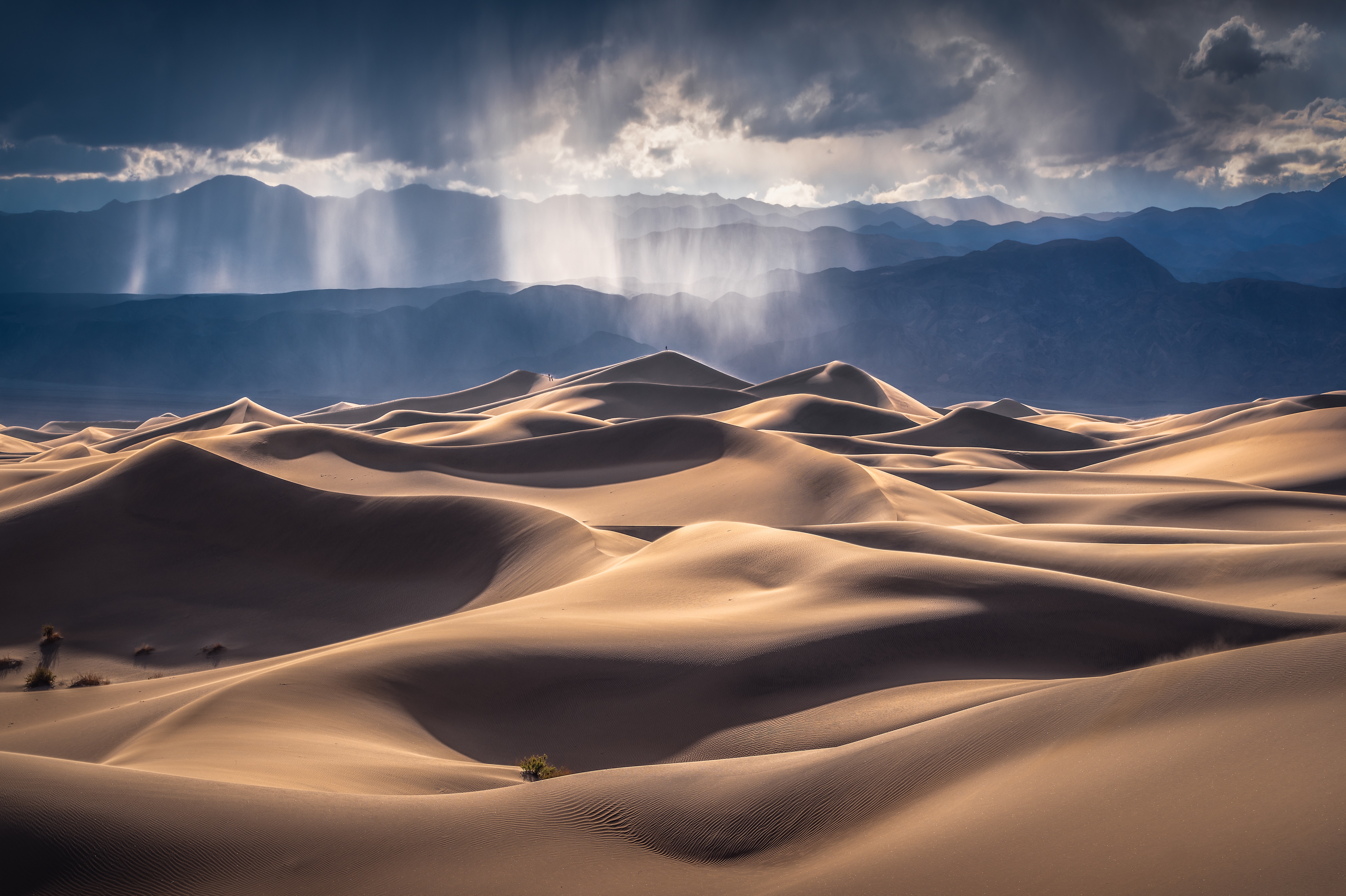 Desert Death Valley California North America Photography Nature Landscape Mountains Dunes Rain Sand  6603x4399