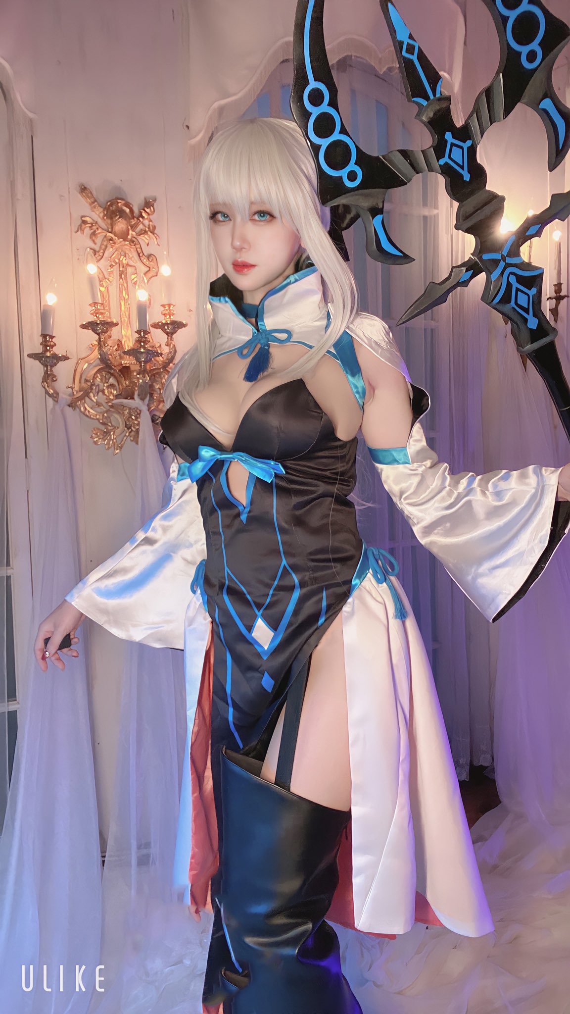 Asian Asian Cosplayer Japanese Japanese Women Cosplay Women Fate Series Fate Grand Order Morgan Le F 1152x2048