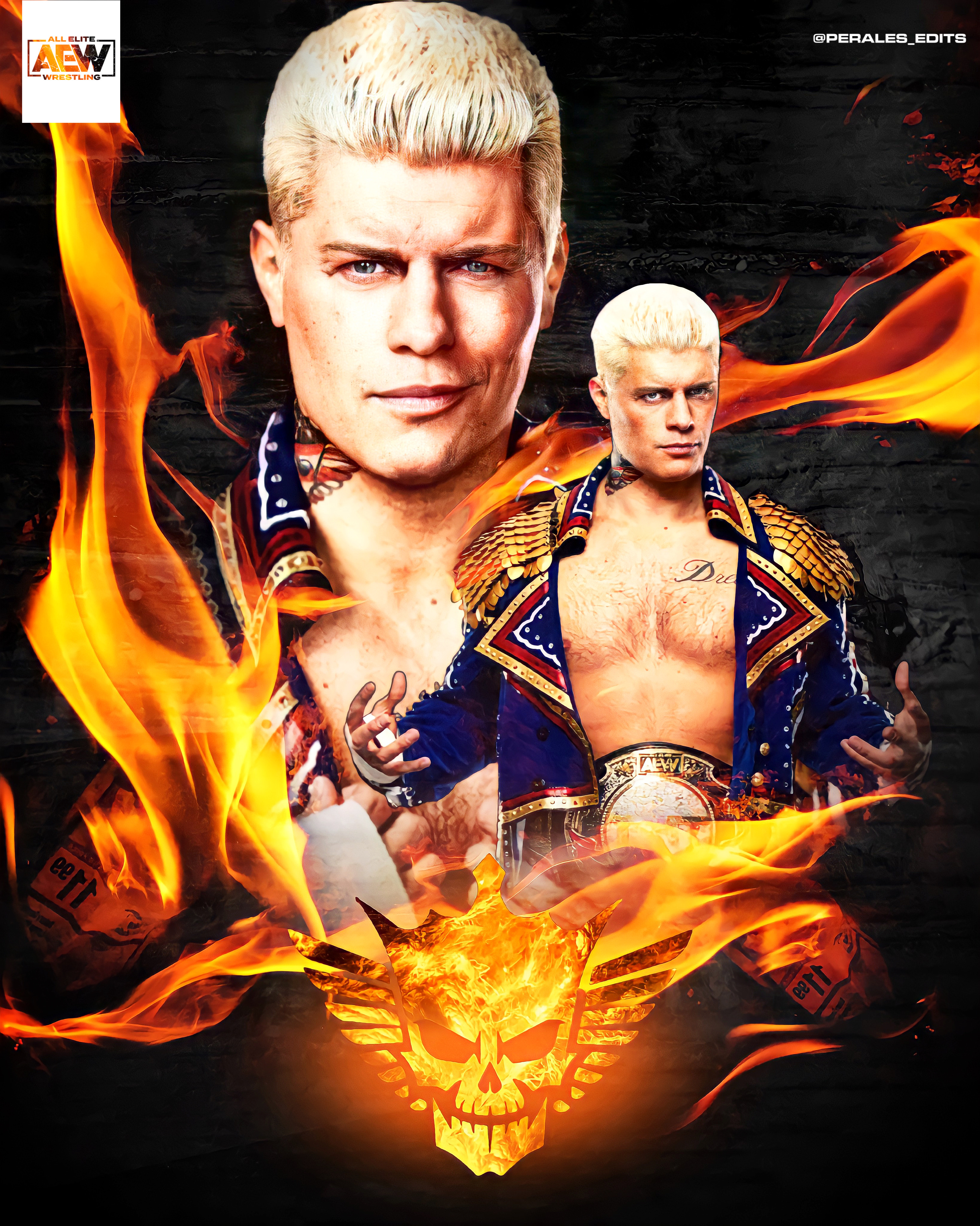 WWE Cody Rhodes Wrestling 3097x3873