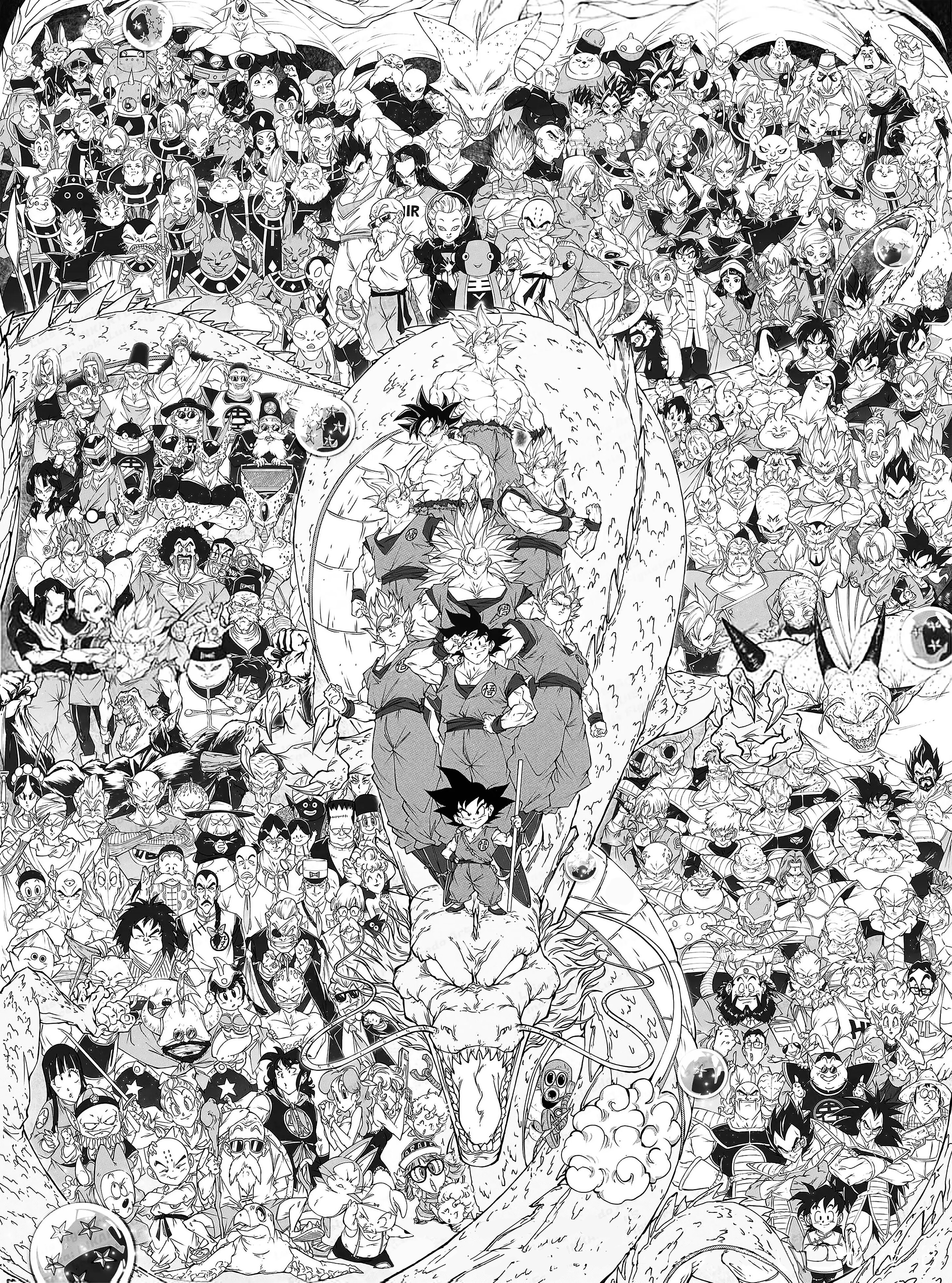 Dragon Ball Dragon Ball Z Dragon Ball GT Dragon Ball Super Manga Anime Boys Anime Girls Drawing 6052x8156