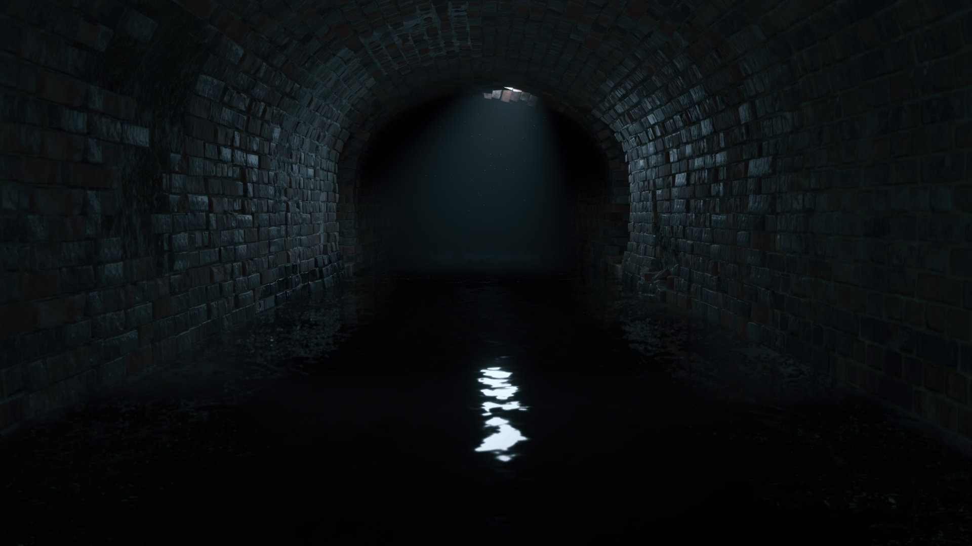 Death Stranding Kojima Productions Drainage Drains Canal Dark Lights Horror Bricks Video Games Water 1920x1080