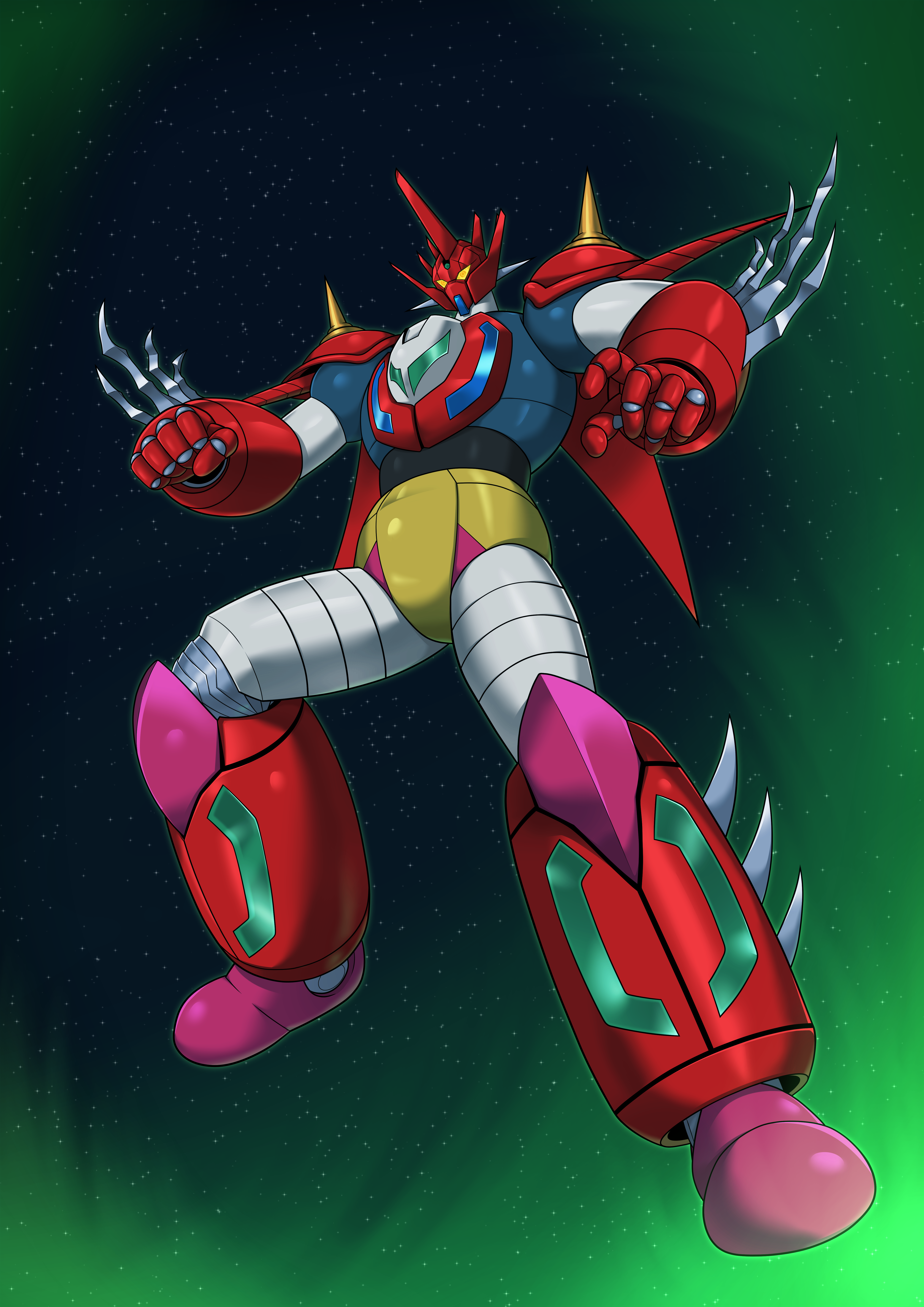 Dynamic Planning Original Shin Getter Dragon Anime Mechs Super Robot Taisen Artwork Digital Art Fan  4961x7016