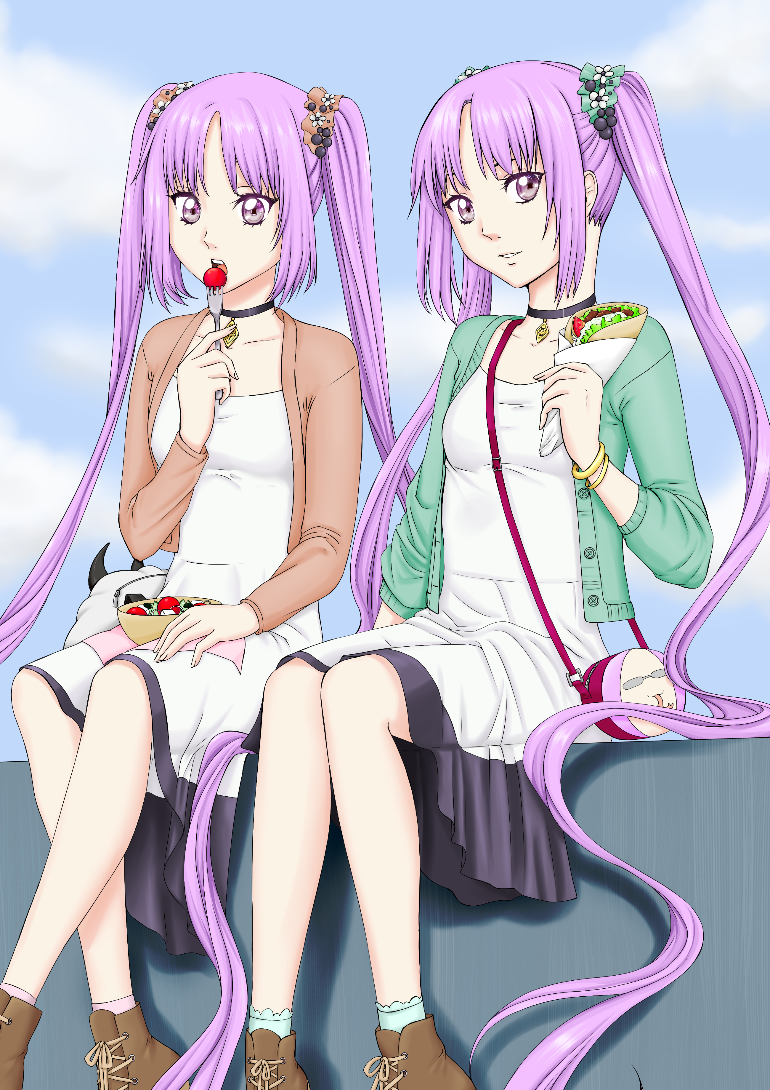 Anime Anime Girls Fate Series Fate Grand Order Fate Hollow Ataraxia Euryale Fate Grand Order Stheno  2600x3678