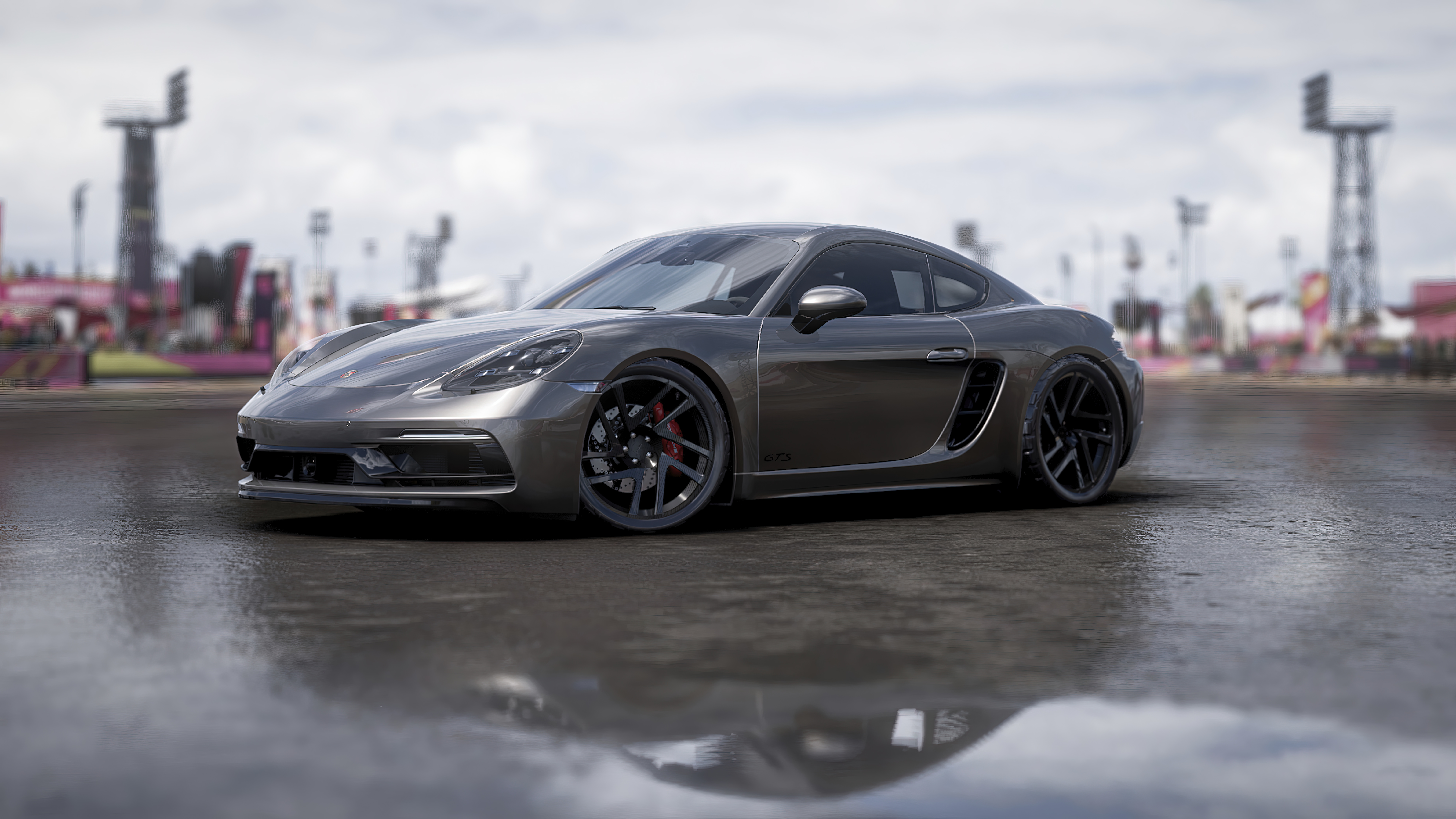 Forza Forza Horizon 5 Forza Horizon Porsche Porsche 911 Car Video Games Reflection Front Angle View 7680x4320