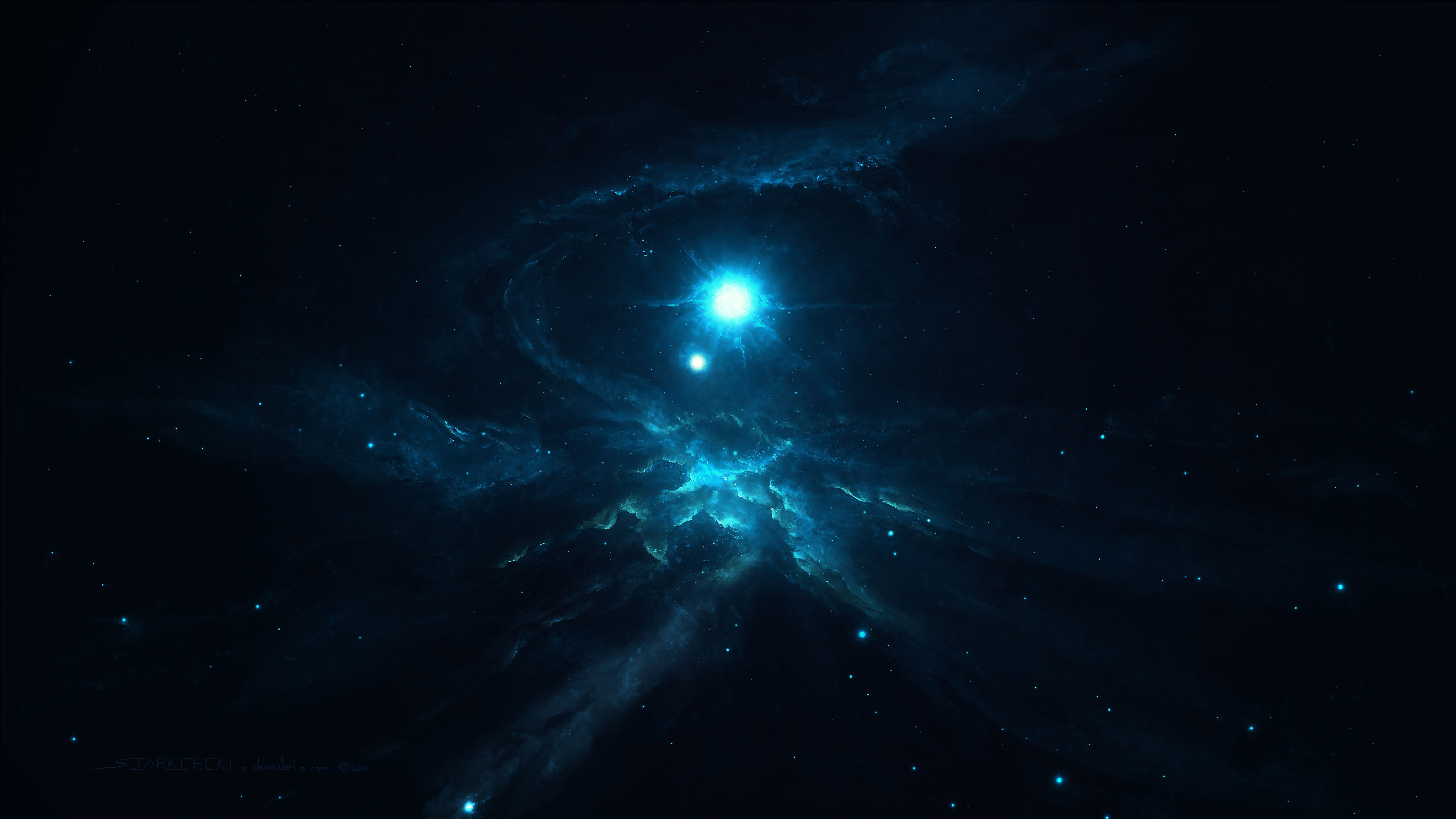 Galaxy Stars Starkiteckt Space 4096x2304