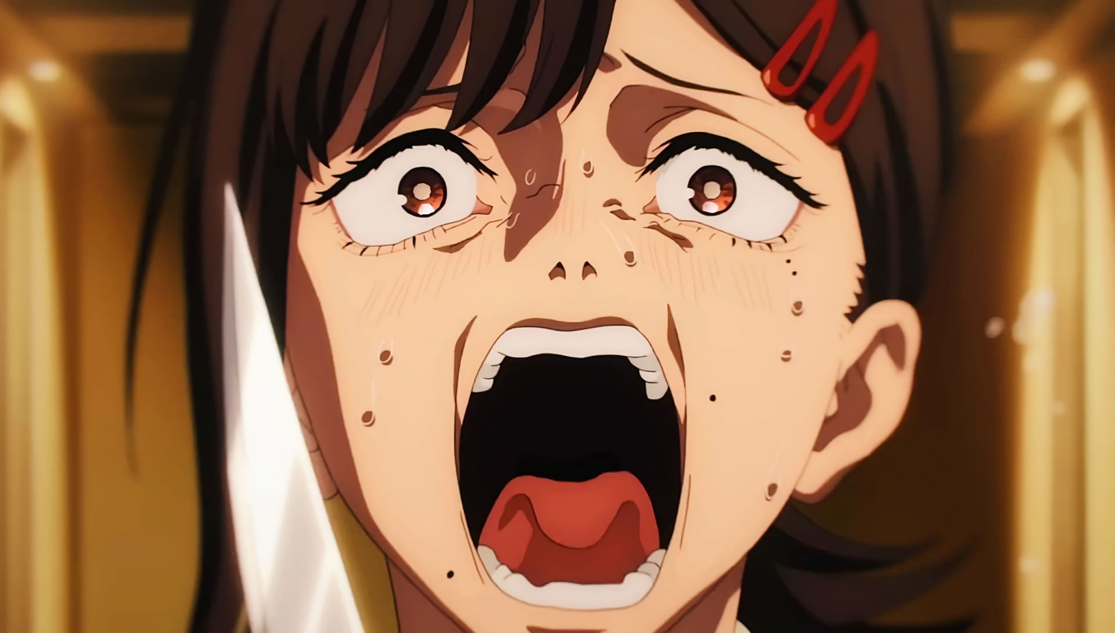 Chainsaw Man Tatsukifujimoto Mappa Anime Kobeni Chainsaw Man Screaming 4k Anime Girls Anime 2796