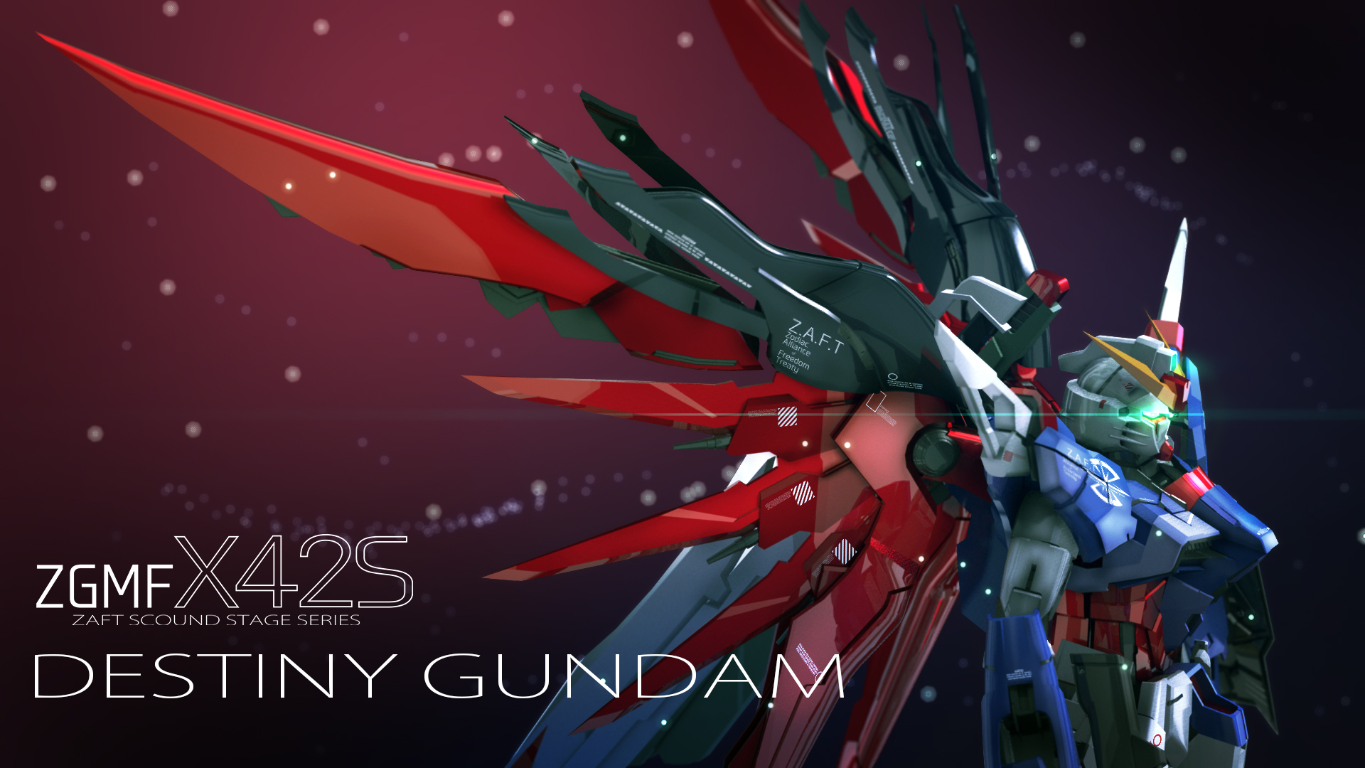 Anime Mechs Super Robot Taisen Gundam Mobile Suit Gundam SEED Destiny Destiny Gundam Artwork Digital 1920x1080