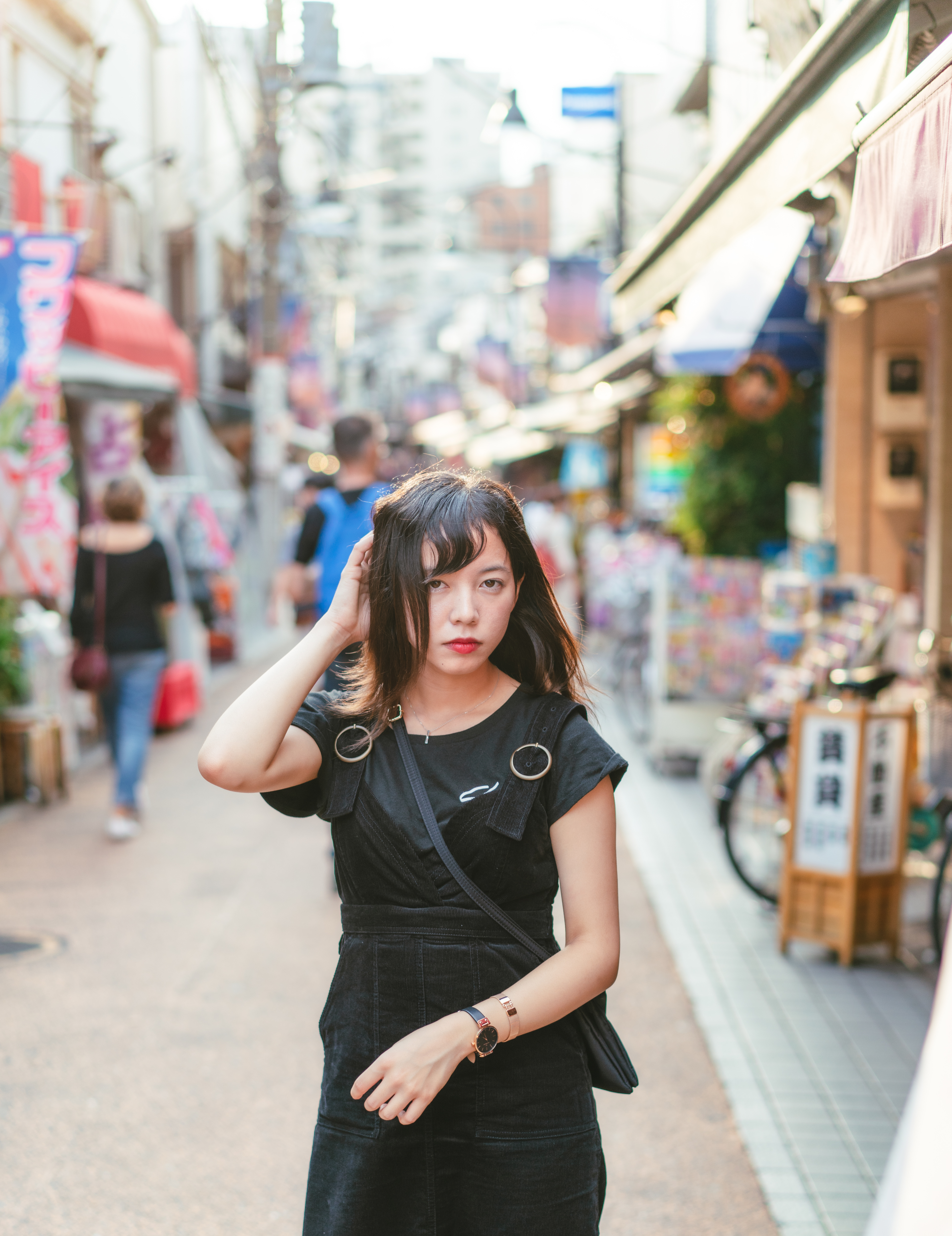 Women Japan T Shirt Black Top Asian 3857x5006