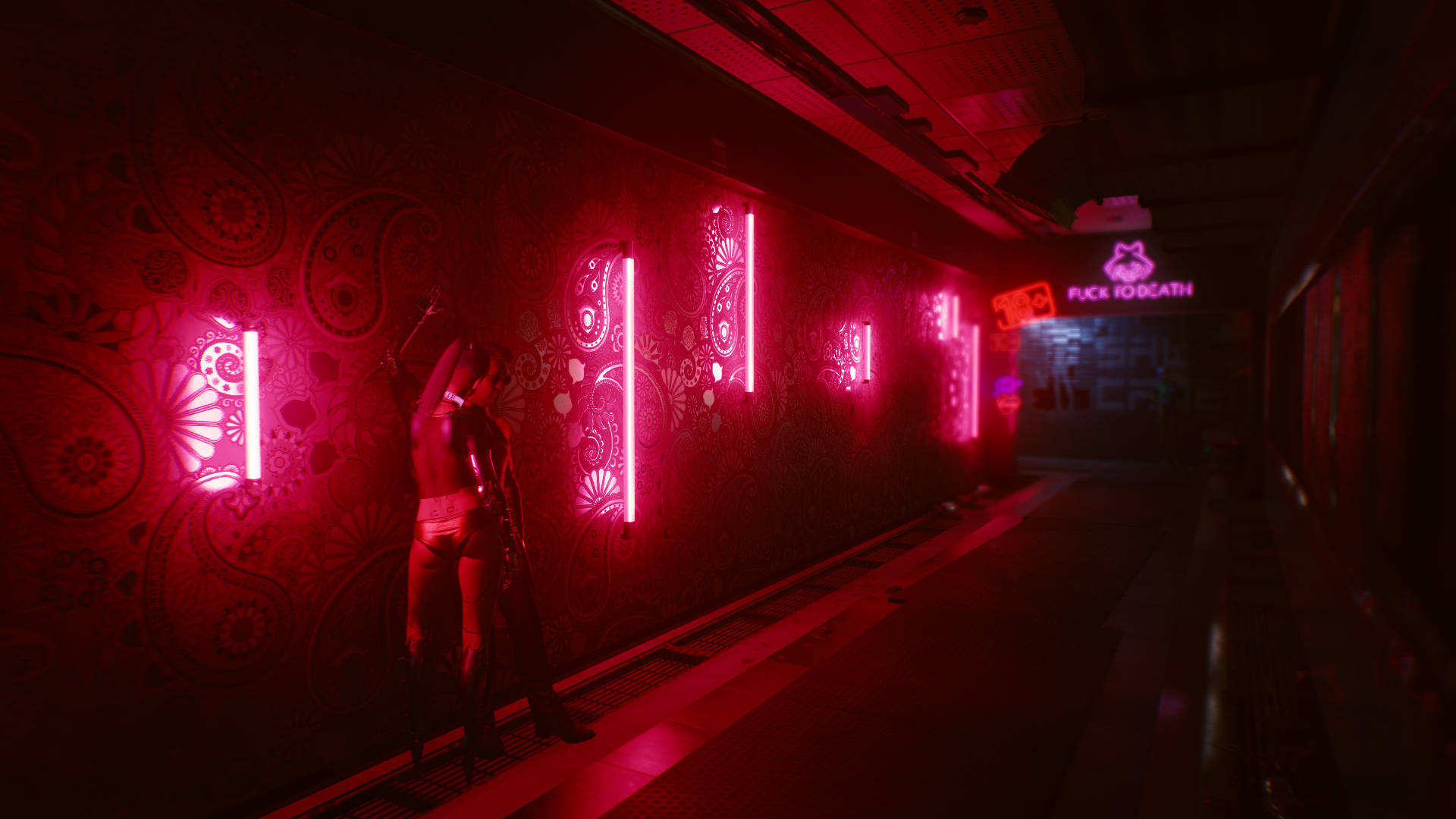 Cyberpunk Cyberpunk 2077 Nightclub Neon 1920x1080
