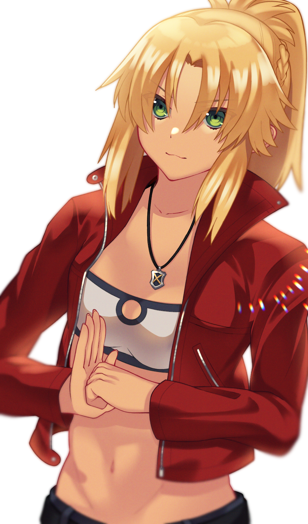 Anime Anime Girls Fate Series Fate Apocrypha Fate Grand Order Mordred Fate Apocrypha Ponytail Long H 1050x1785