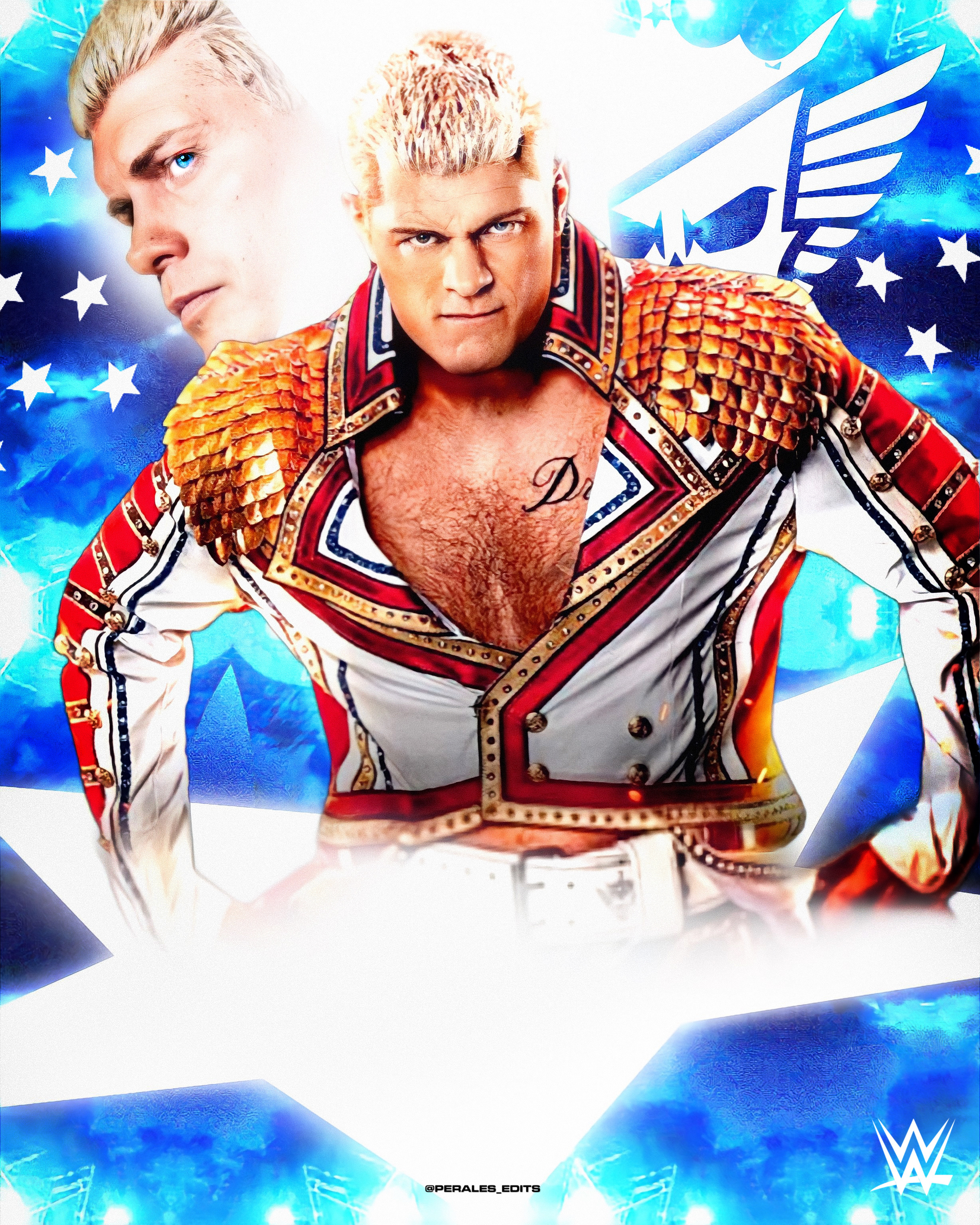 WWE Cody Rhodes Wrestling 2456x3070