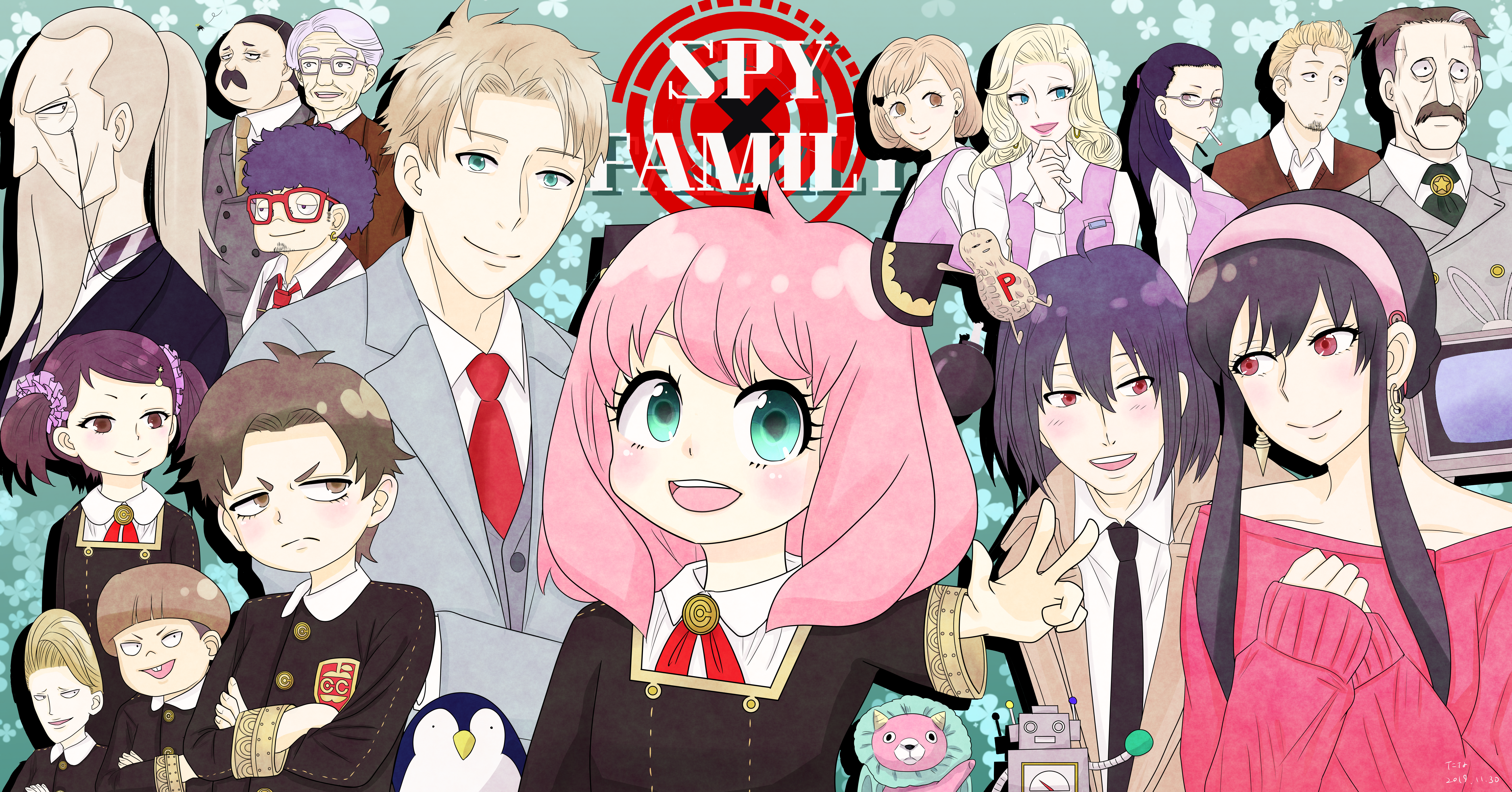 Anime Spy X Family 6300x3300