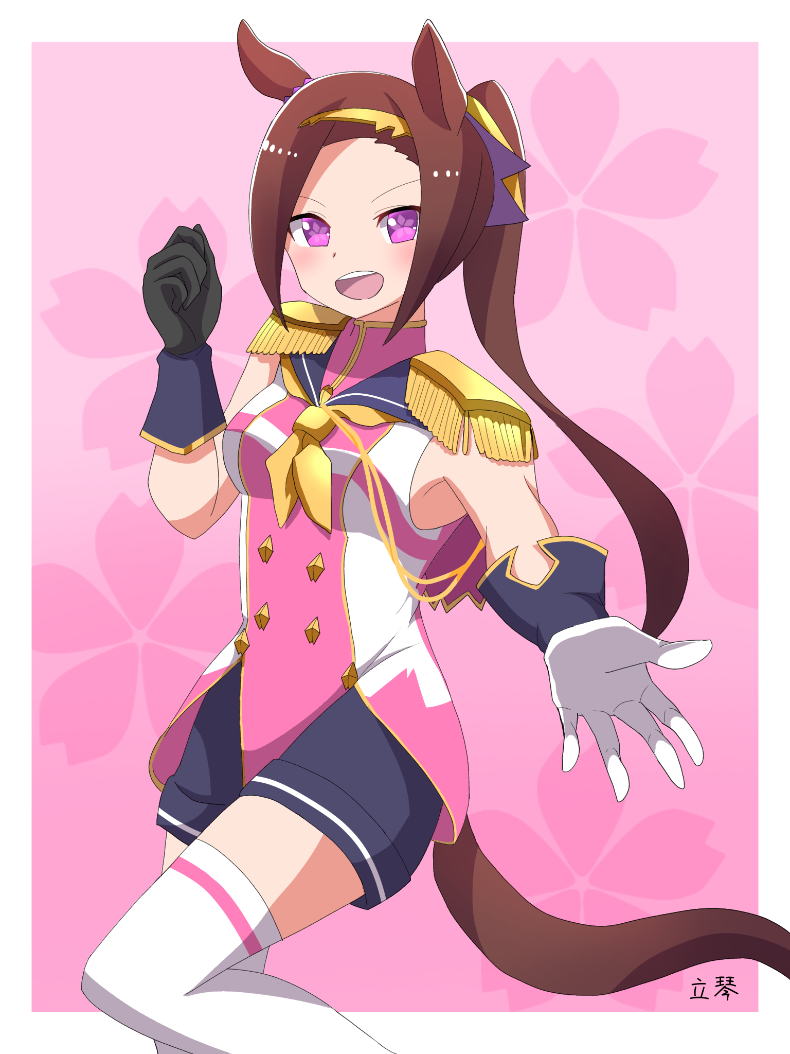 Anime Anime Girls Uma Musume Pretty Derby Horse Girls Animal Ears Sakura Bakushin O Uma Musume Ponyt 1536x2048