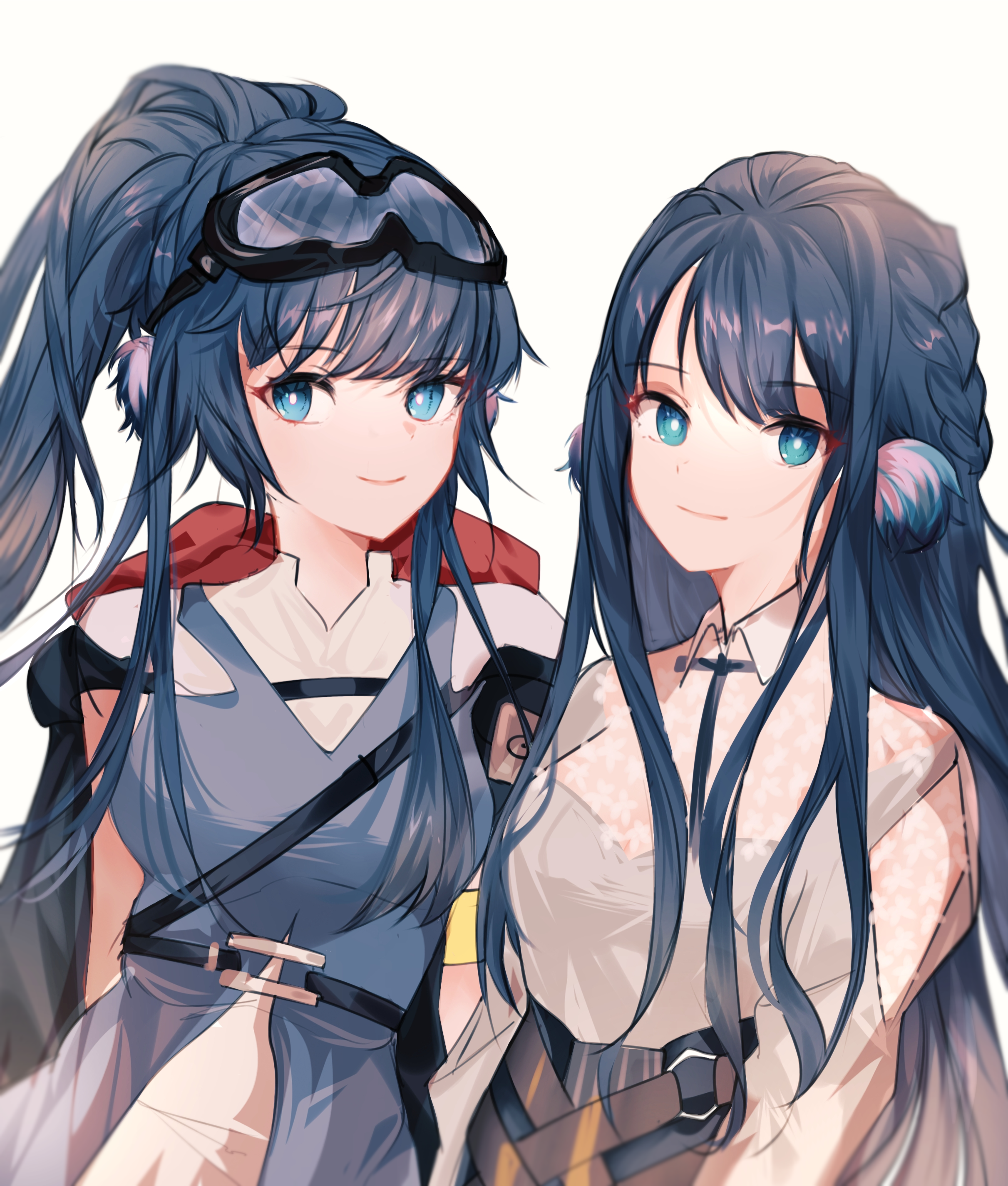 Anime Anime Girls Arknights Astesia Arknights Astgenne Arknights Long Hair  Ponytail Blue Hair Twins Wallpaper - Resolution:2422x2851 - ID:1327836 -  wallha.com