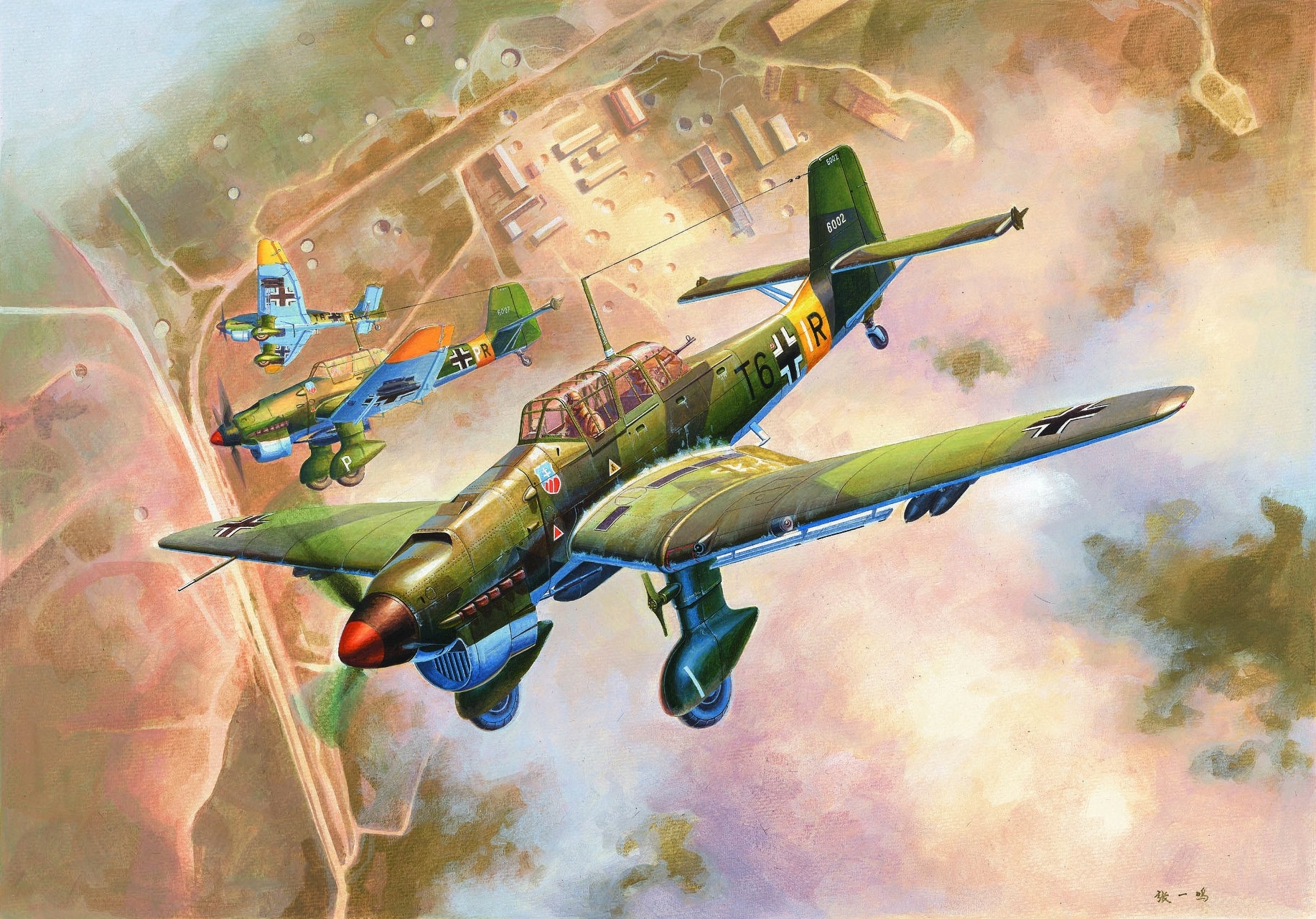 World War Ii Military Military Aircraft Aircraft Airplane Boxart Junkers Ju 87 Stuka Dive Bomber Bom 1833x1280
