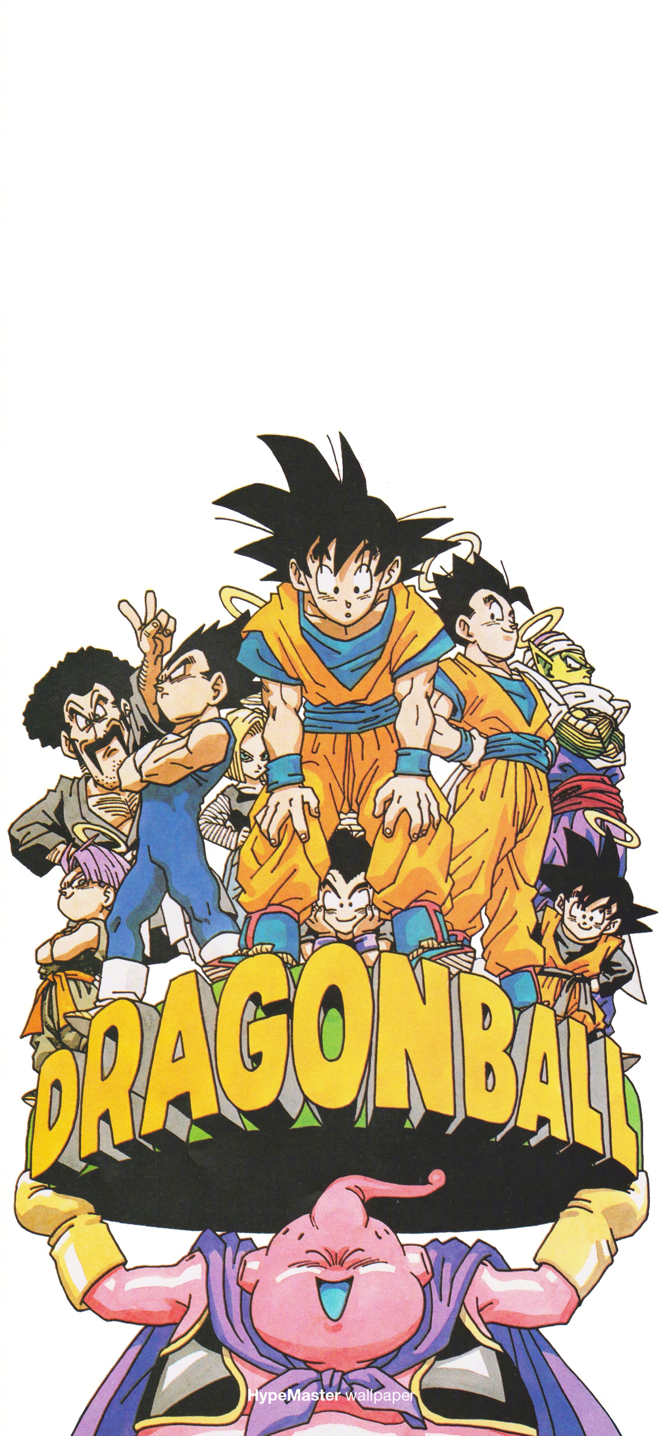Dragon Ball Son Goku Majin Buu Gohan Piccolo Son Goten Krillin Android 18  Vegeta Trunks Character Ve Wallpaper - Resolution:2160x4677 - ID:1362363 -  