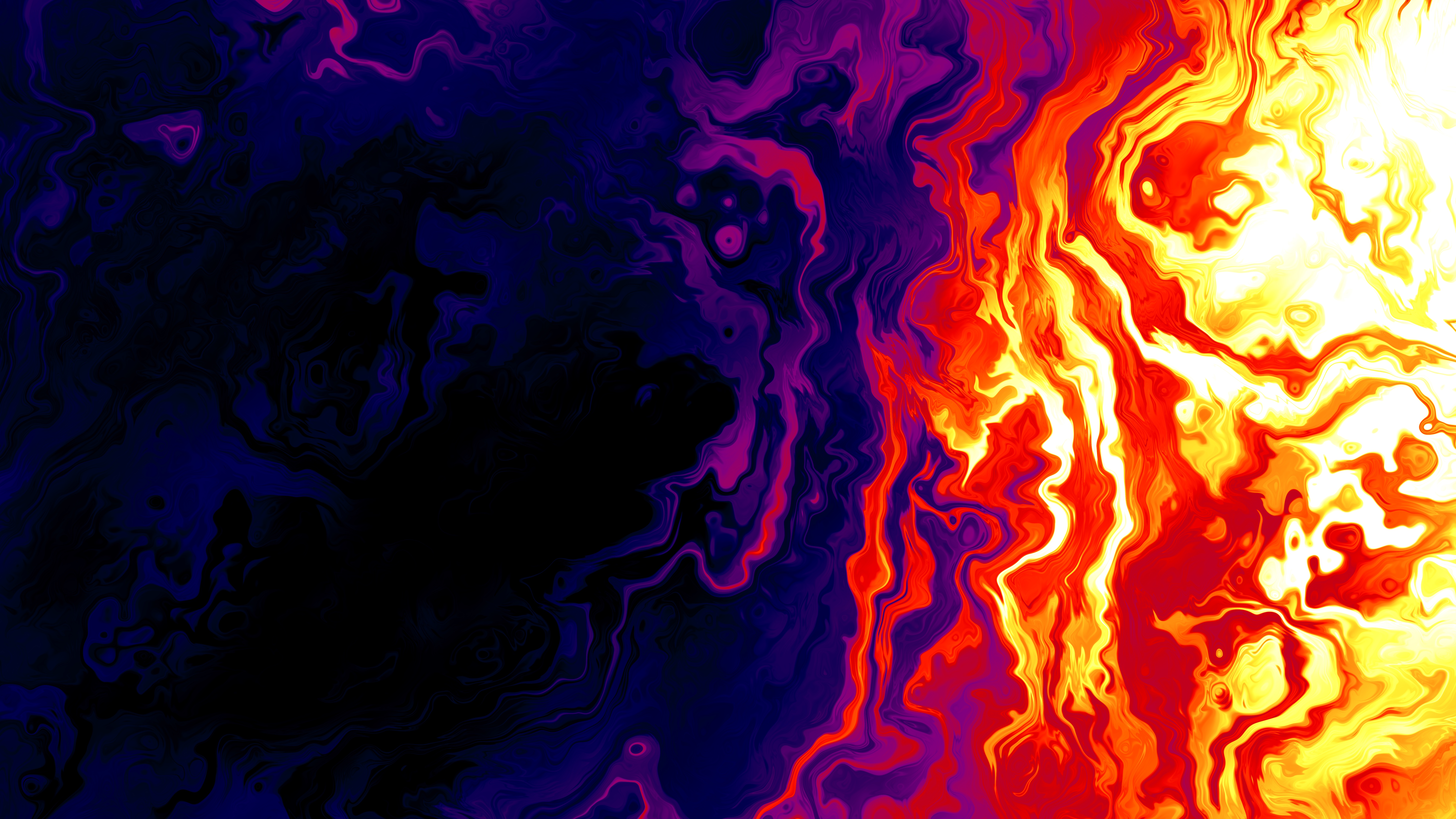 Abstract Gradient Colorful Wavy Lines 7680x4320