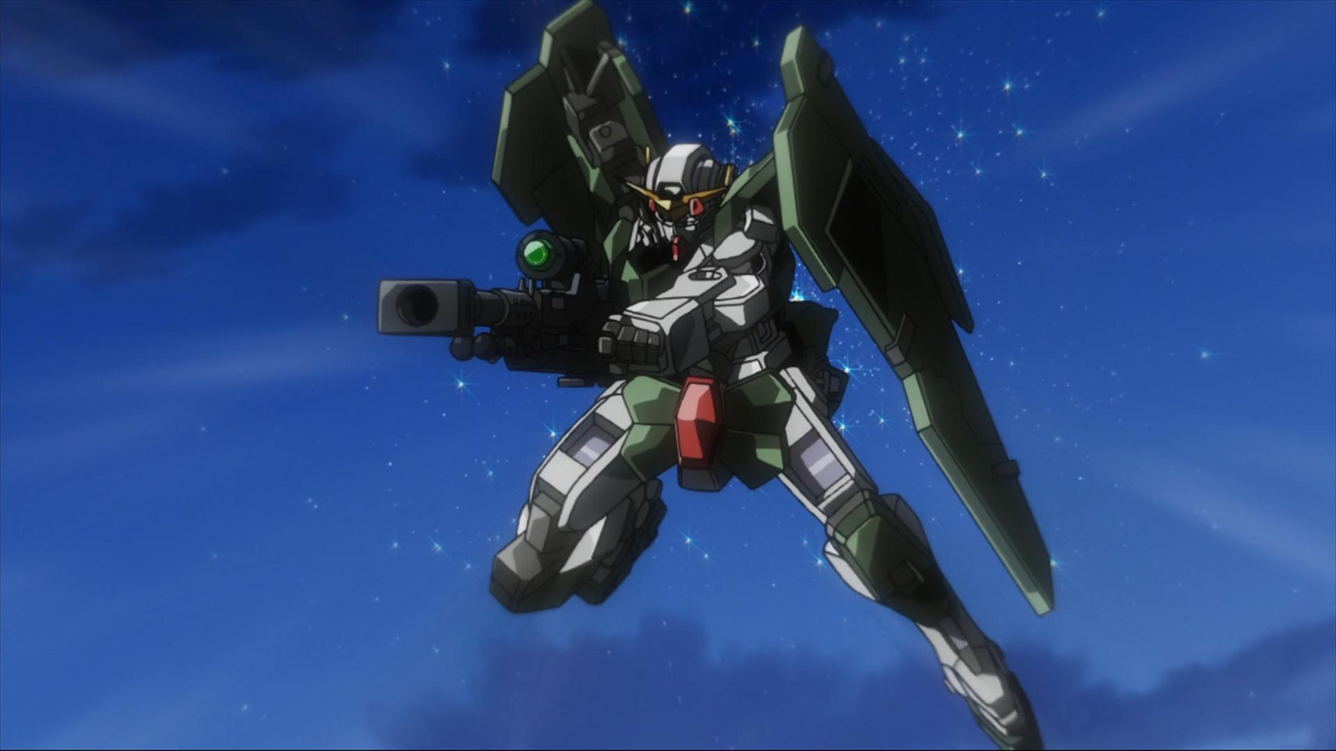 Anime Mechs Super Robot Taisen Gundam Mobile Suit Gundam 00 Artwork Digital Art Anime Screenshot Gun 1920x1080