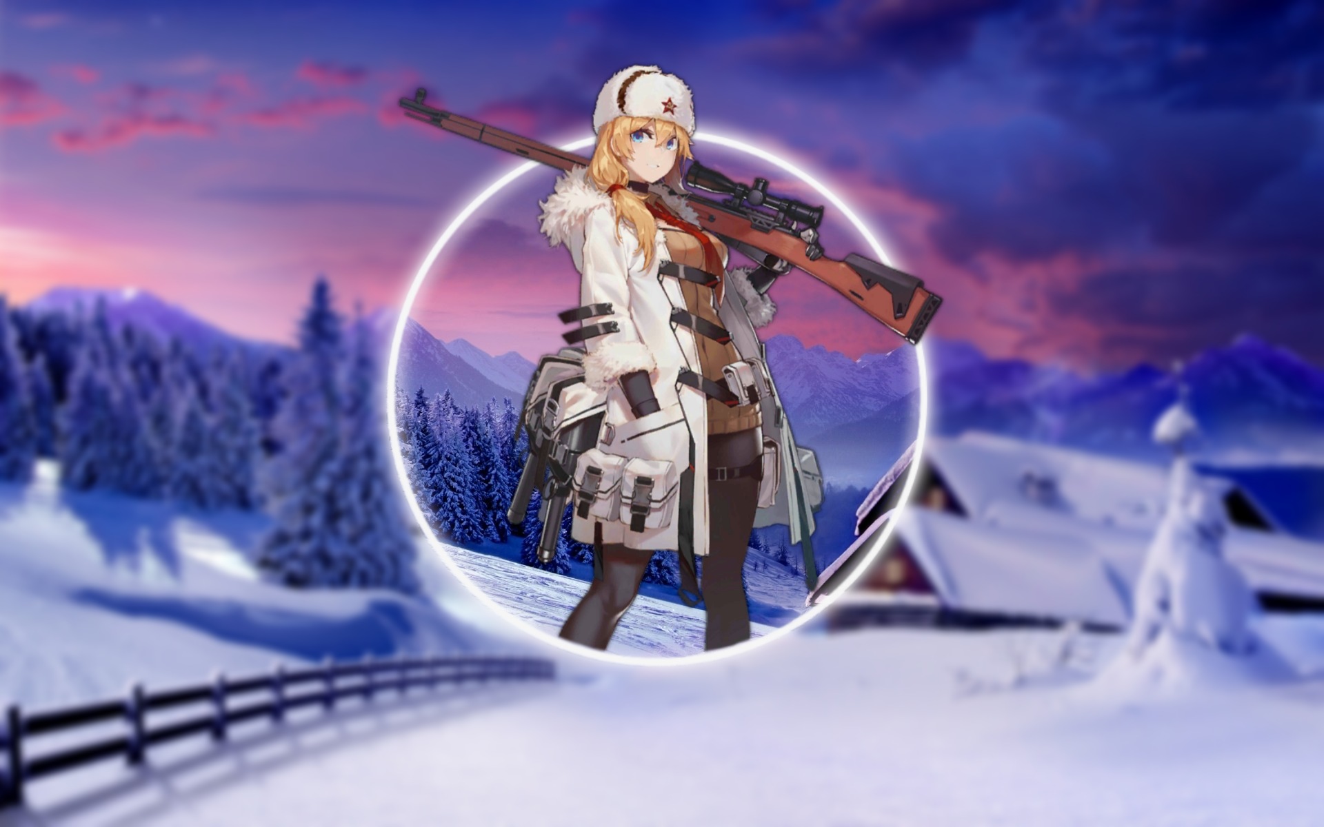 Girls Frontline Anime Girls Mosin Nagant Girls Frontline Edit Gun 1920x1200