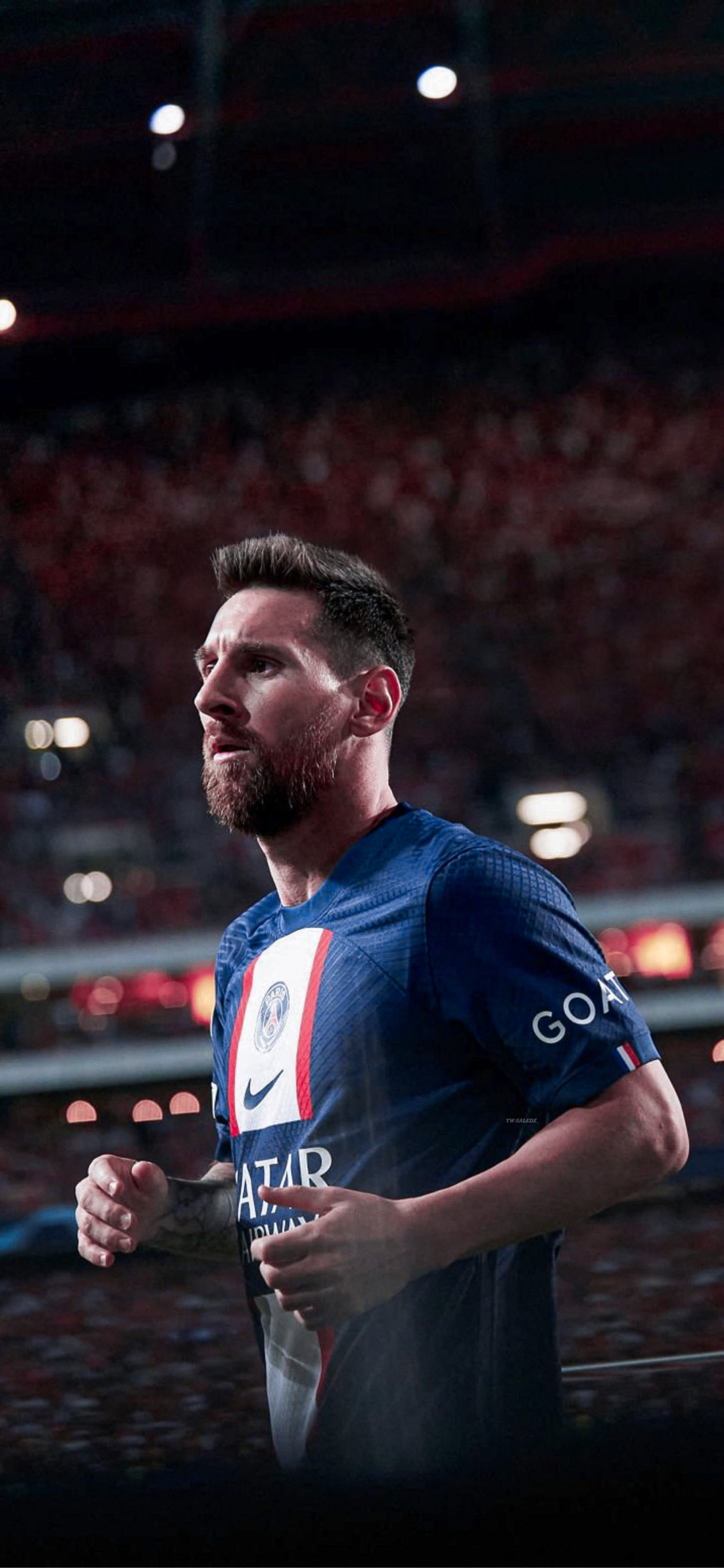 Vertical Lionel Messi Paris Saint Germain Soccer 1080x2340
