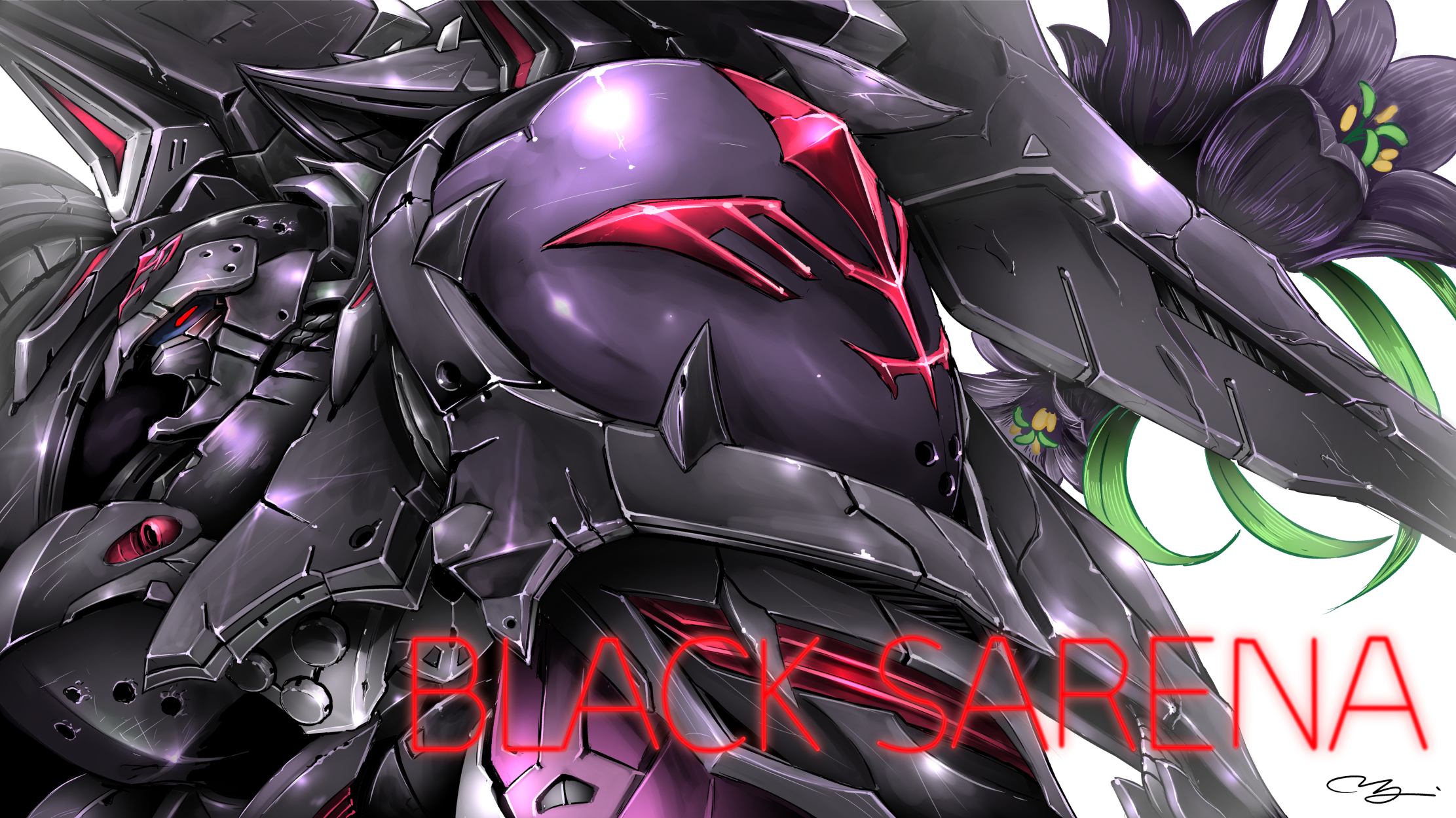 Black Sarena Anime Mechs Super Robot Wars Martian Successor Nadesico Martian Successor Nadesico The  2223x1249