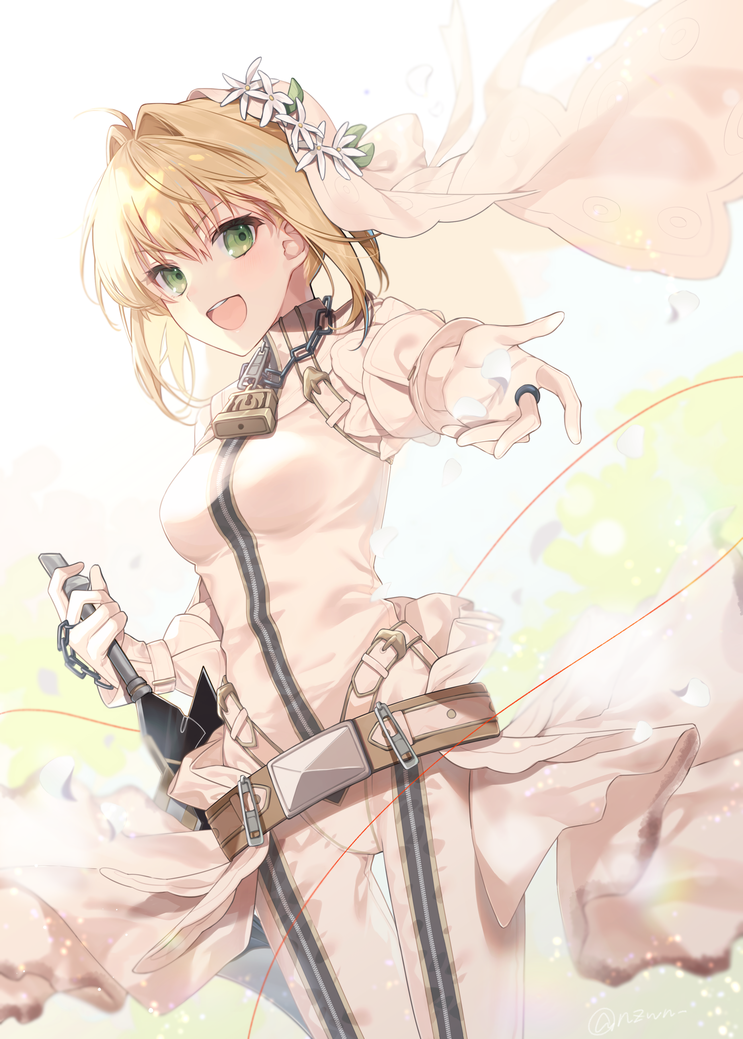 Anime Anime Girls Fate Series Fate Extra Fate Extra CCC Fate Grand Order Nero Claudius Saber Bride L 2591x3624