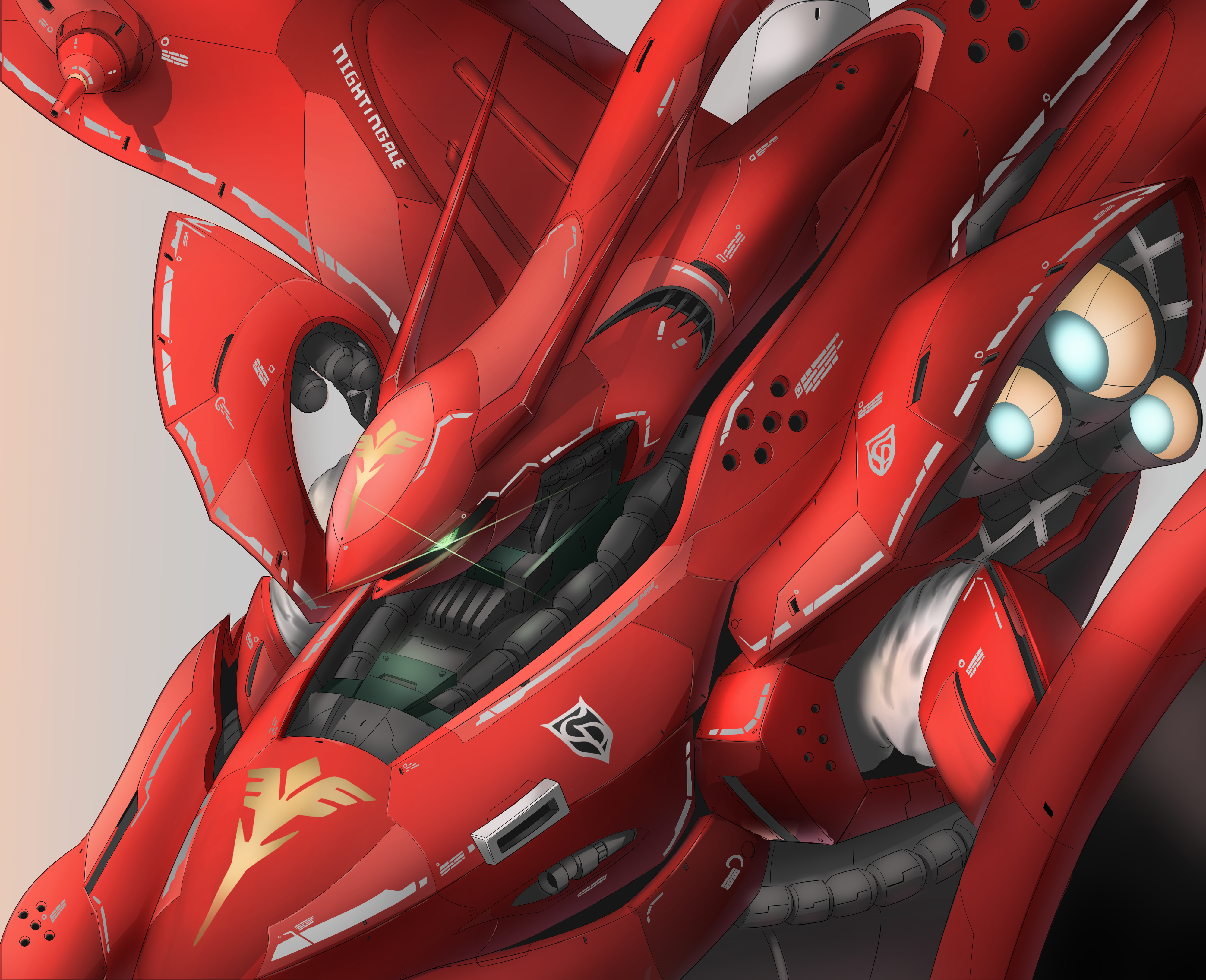 Nightingale Anime Mechs Super Robot Taisen Mobile Suit Gundam CCA Beltorchikas Children Mobile Suit  4000x3250