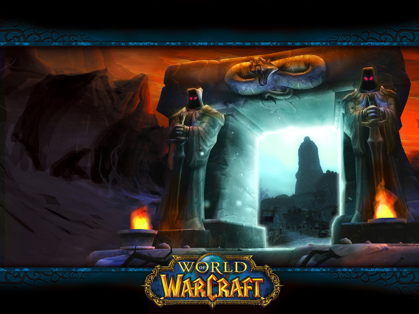 World Of Warcraft Video Games Dark Portal Video Game Art 1600x1200