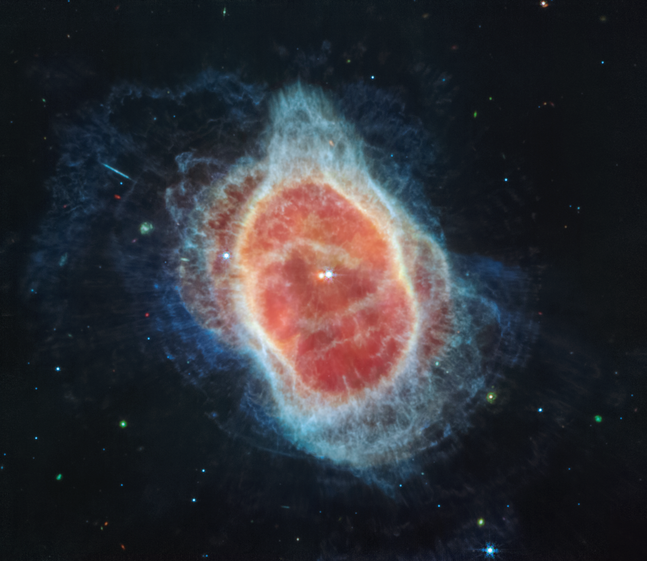 James Webb Space Telescope Space Galaxy Stars Nebula Infrared NGC3132 1306x1133