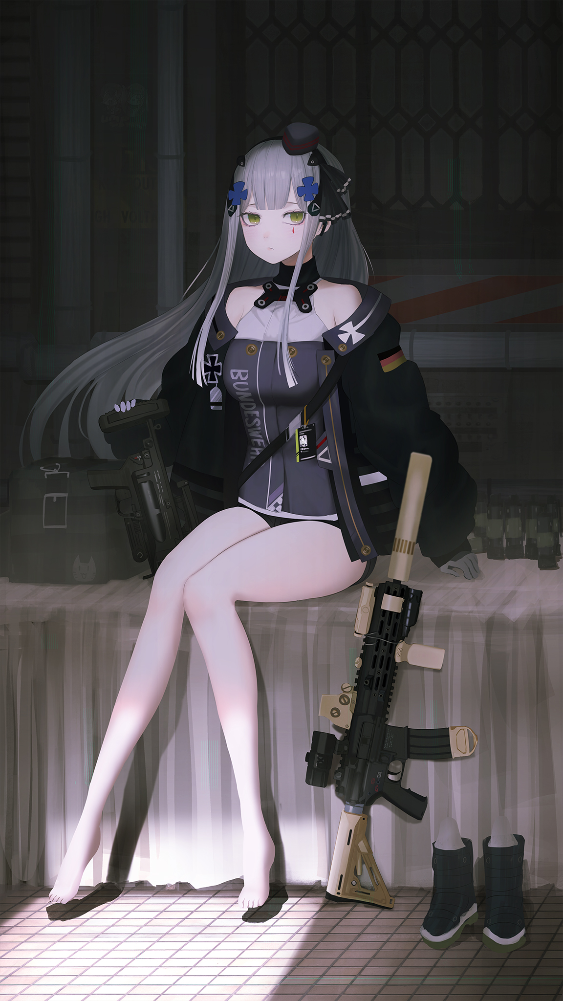 HK416 (Girls Frontline), FTE, girls with guns, Girls Frontline, anime  girls, gun | 2480x3888 Wallpaper - wallhaven.cc
