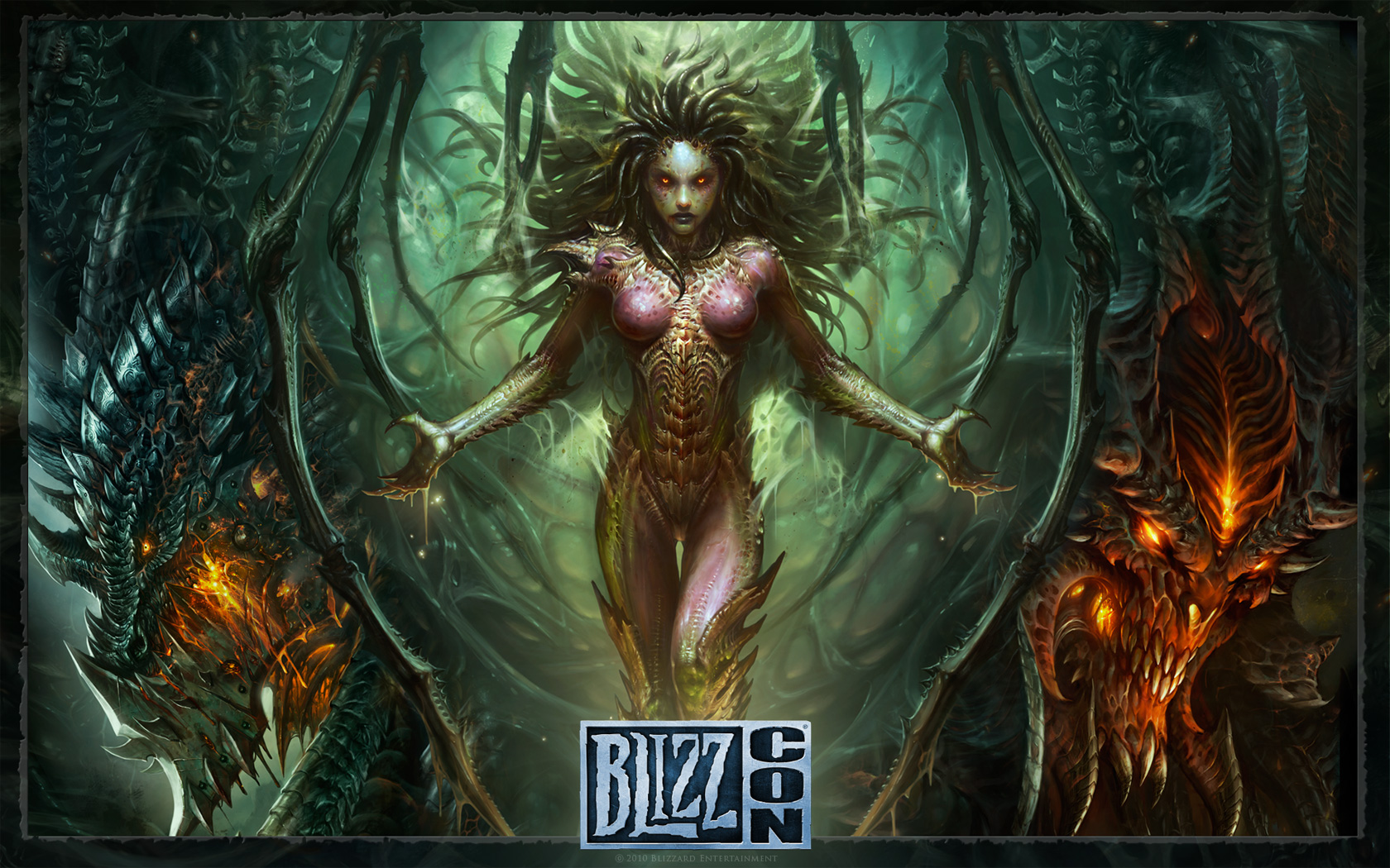 Warcraft World Of Warcraft Video Games Kerrigan Deathwing Diablo BlizzCon Starcraft Ii StarCraft Vid 1680x1050