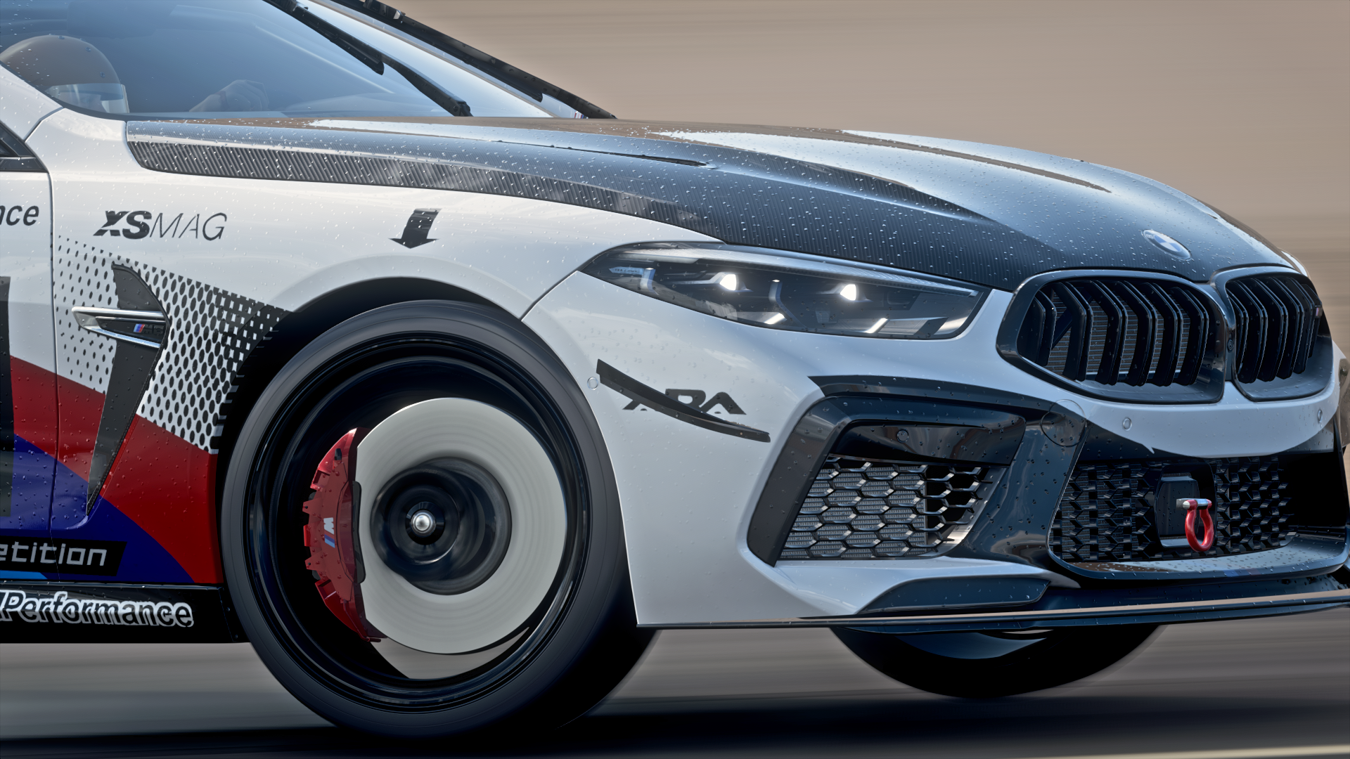 Forza Forza Horizon Forza Horizon 5 BMW M8 Competition Car Video Games Headlights 1920x1080