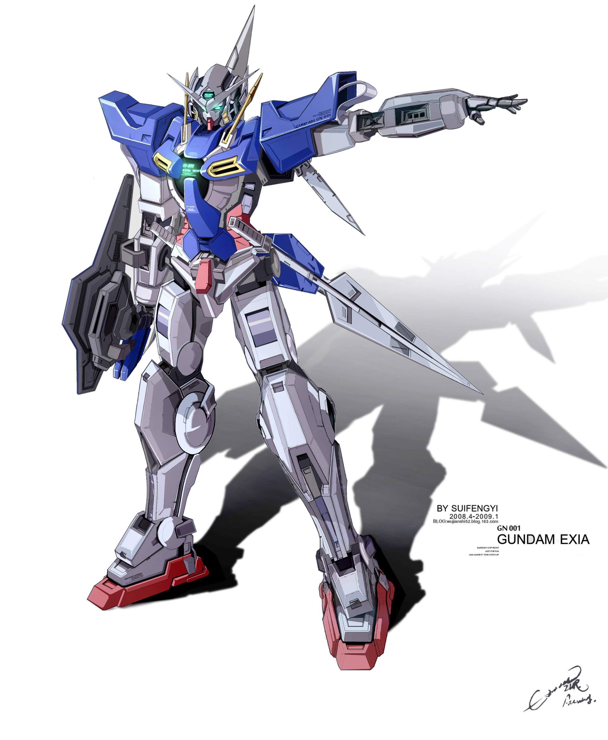 Anime Mechs Gundam Mobile Suit Gundam 00 Super Robot Taisen Gundam Exia Artwork Digital Art Fan Art 2102x2560