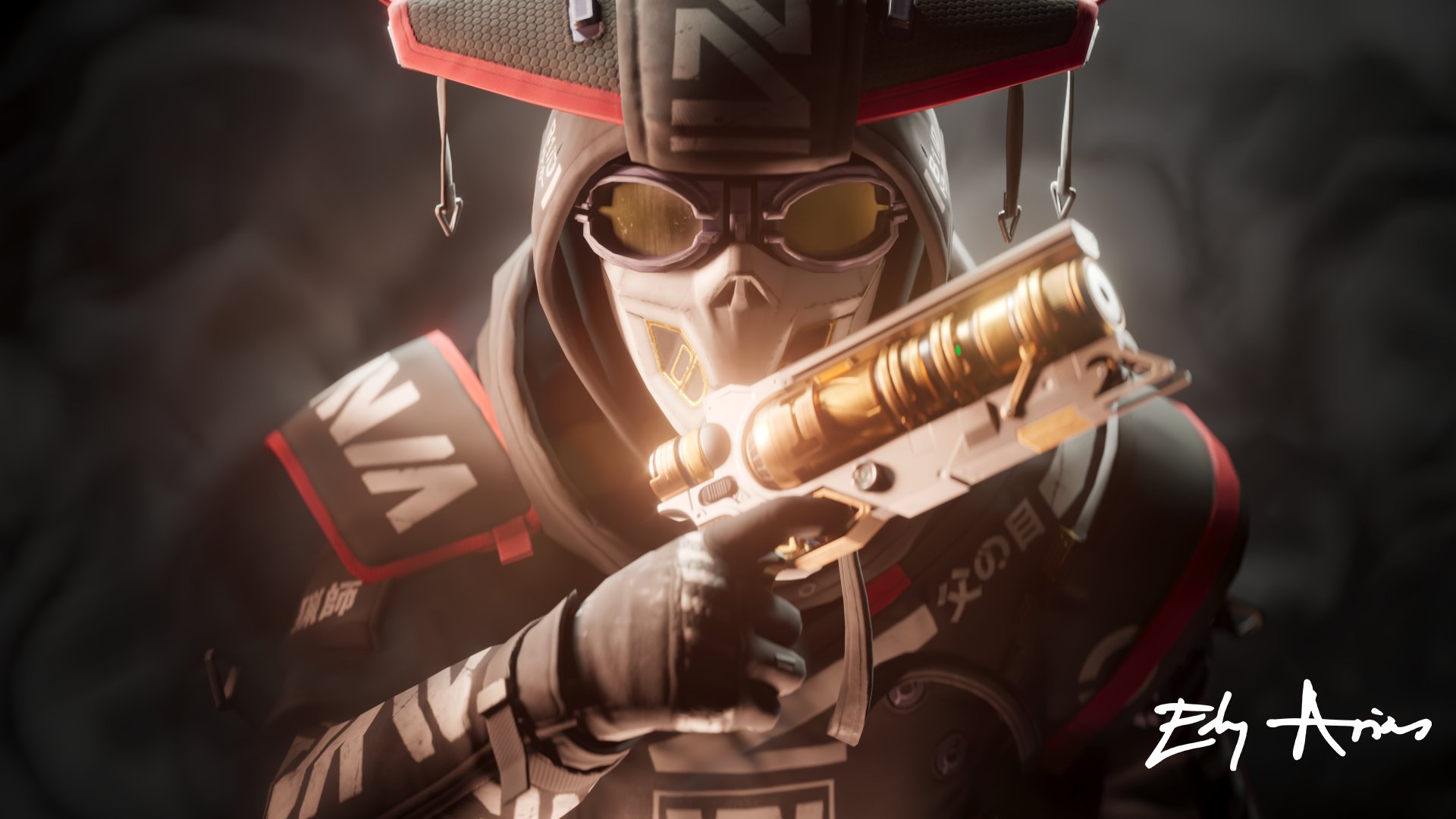 Apex Legends Bloodhound Apex Legends Video Games Video Game Characters Gun Mask 1920x1080