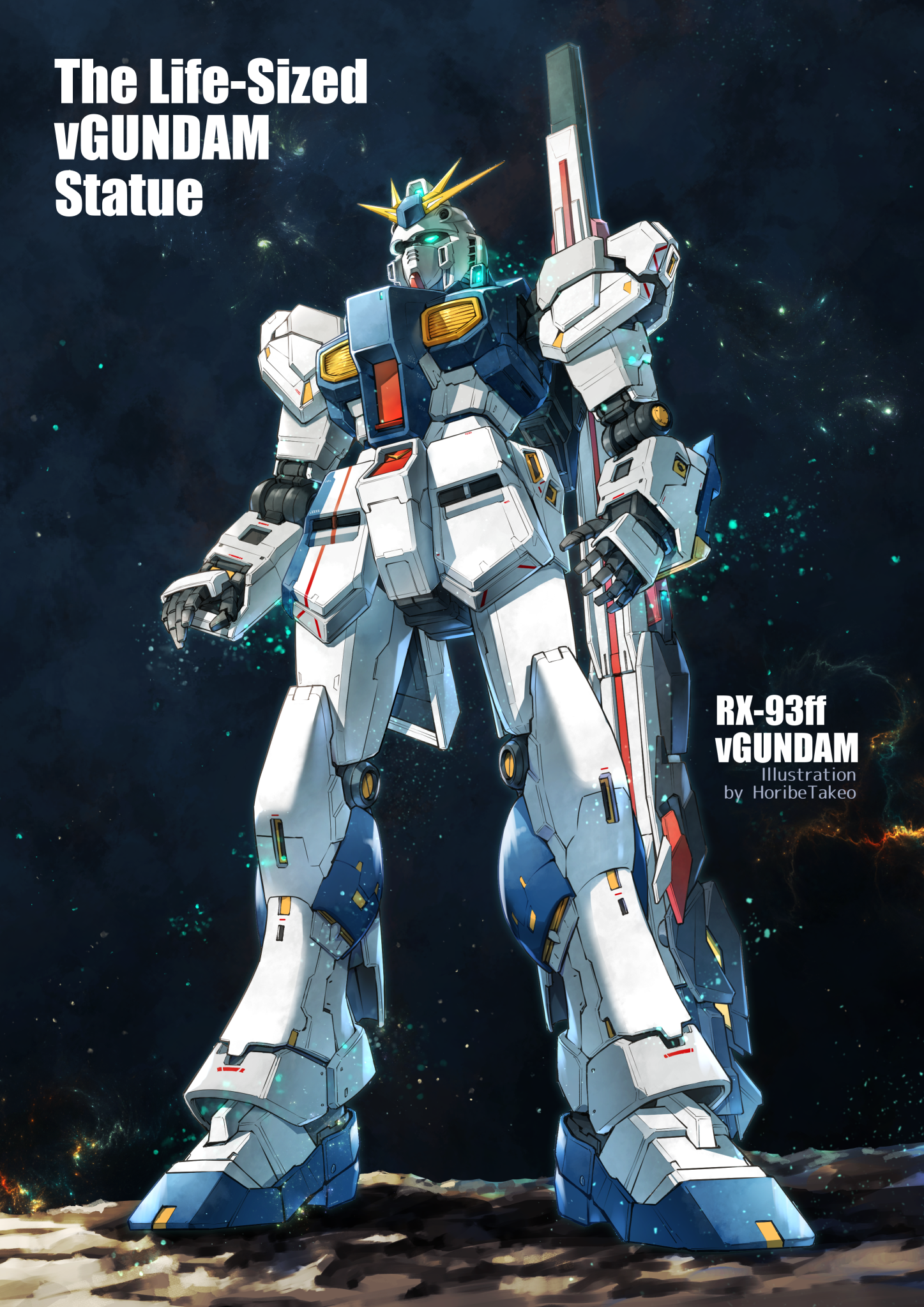RX 93ff Gundam Mobile Suit Gundam Chars Counterattack Gundam Super Robot Taisen Mechs Anime Artwork  1447x2047