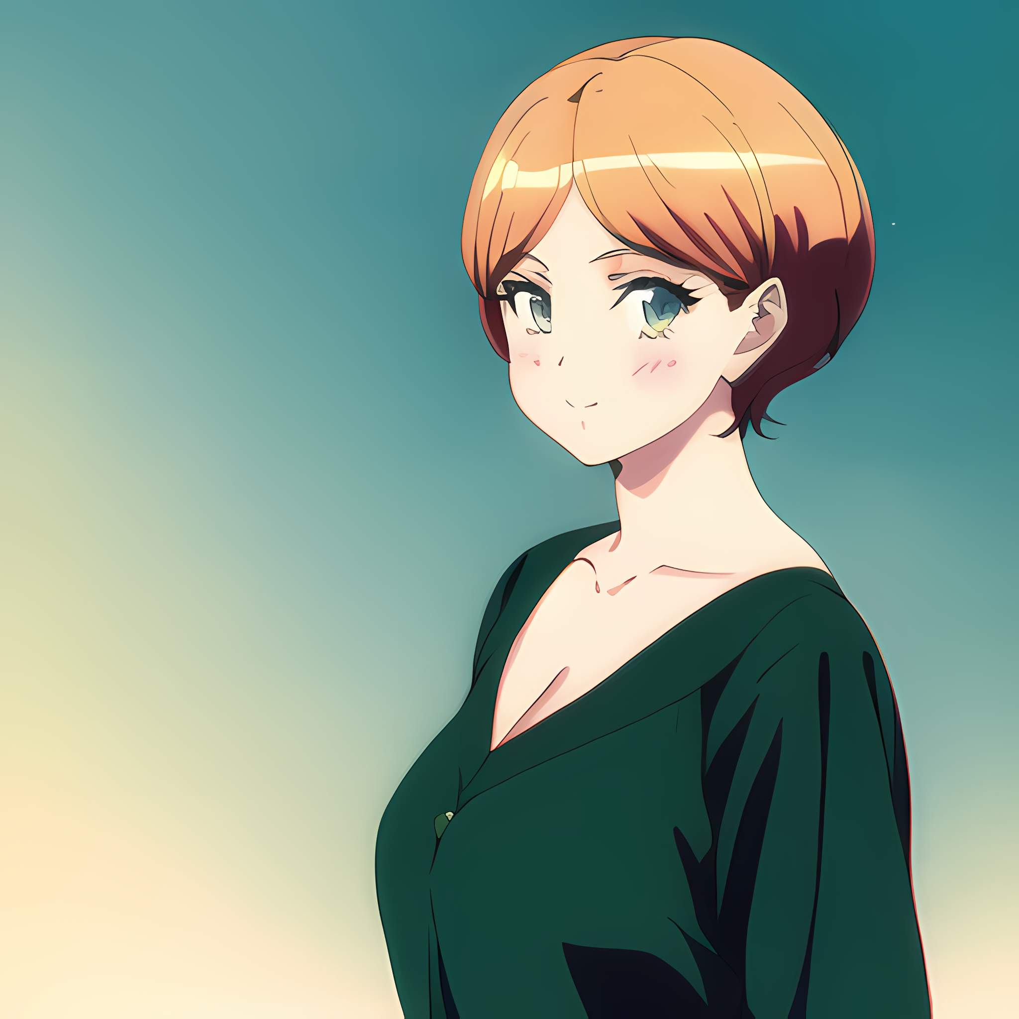 Anime Girl Cartoon Character Blonde Hair Stock Illustration 1608874864   Shutterstock