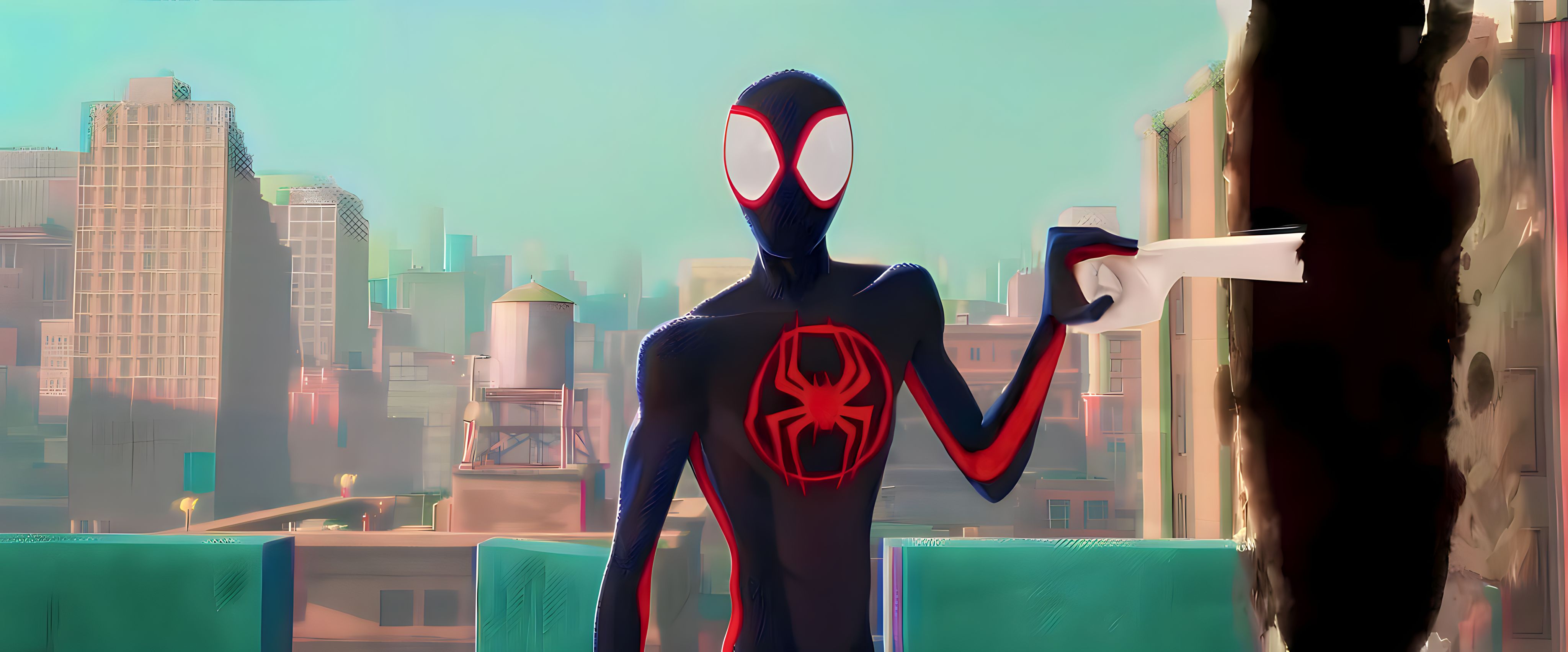 Spider Man Spider Spider Man Across The Spider Verse Movies 2023 4096x1704