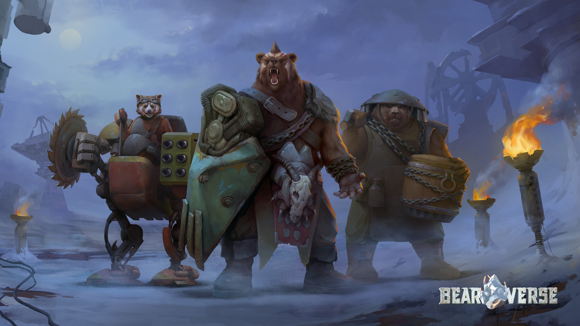 Bearverse Game Characters Anthro Artwork Video Games 1920x1080