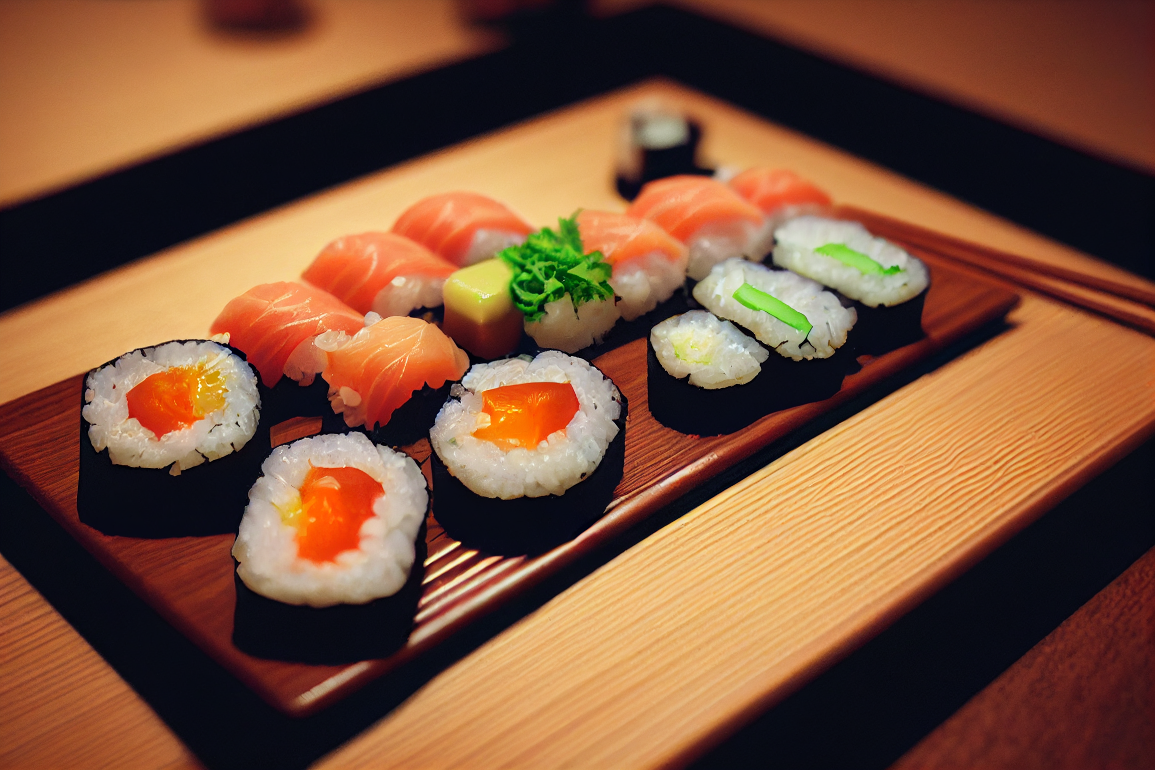 Ai Art Food Sushi Japan Still Life 2304x1536