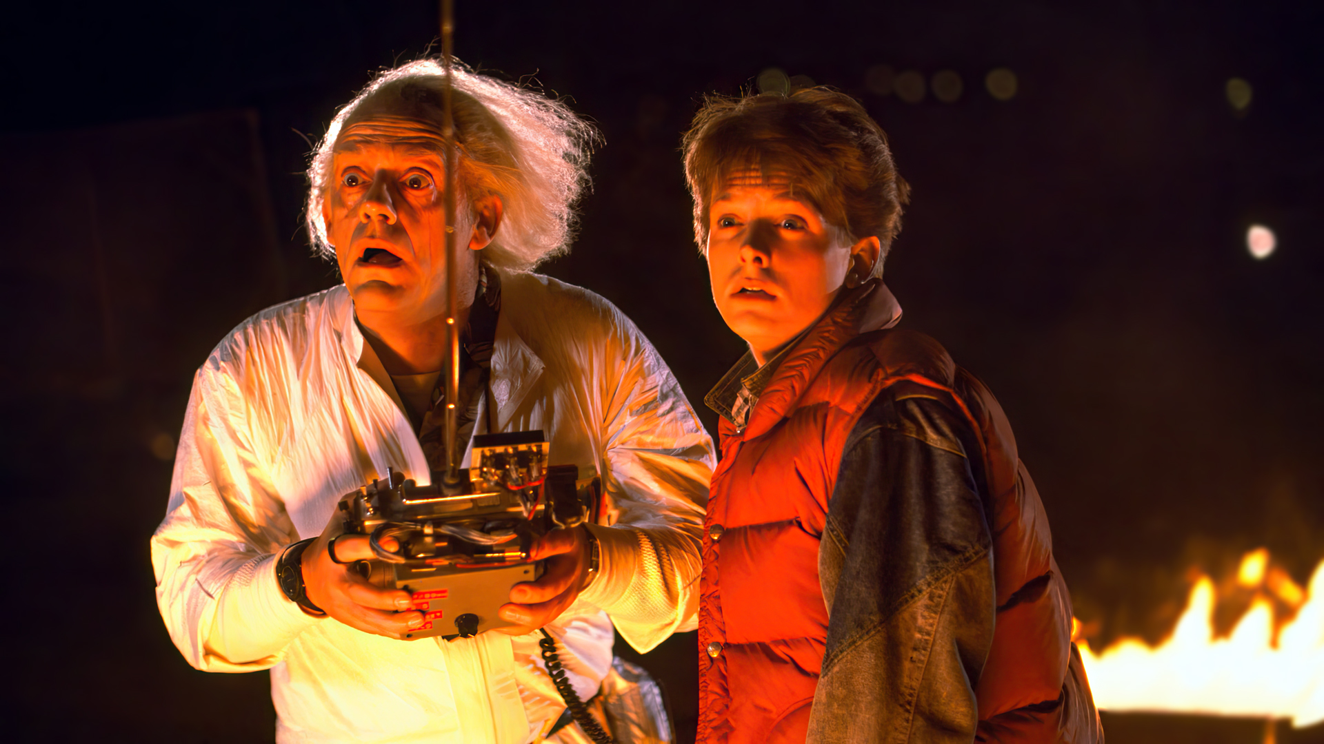 Back To The Future Movies Film Stills Dr Emmett Brown Marty McFly Christopher Lloyd Michael J Fox 19 1920x1080