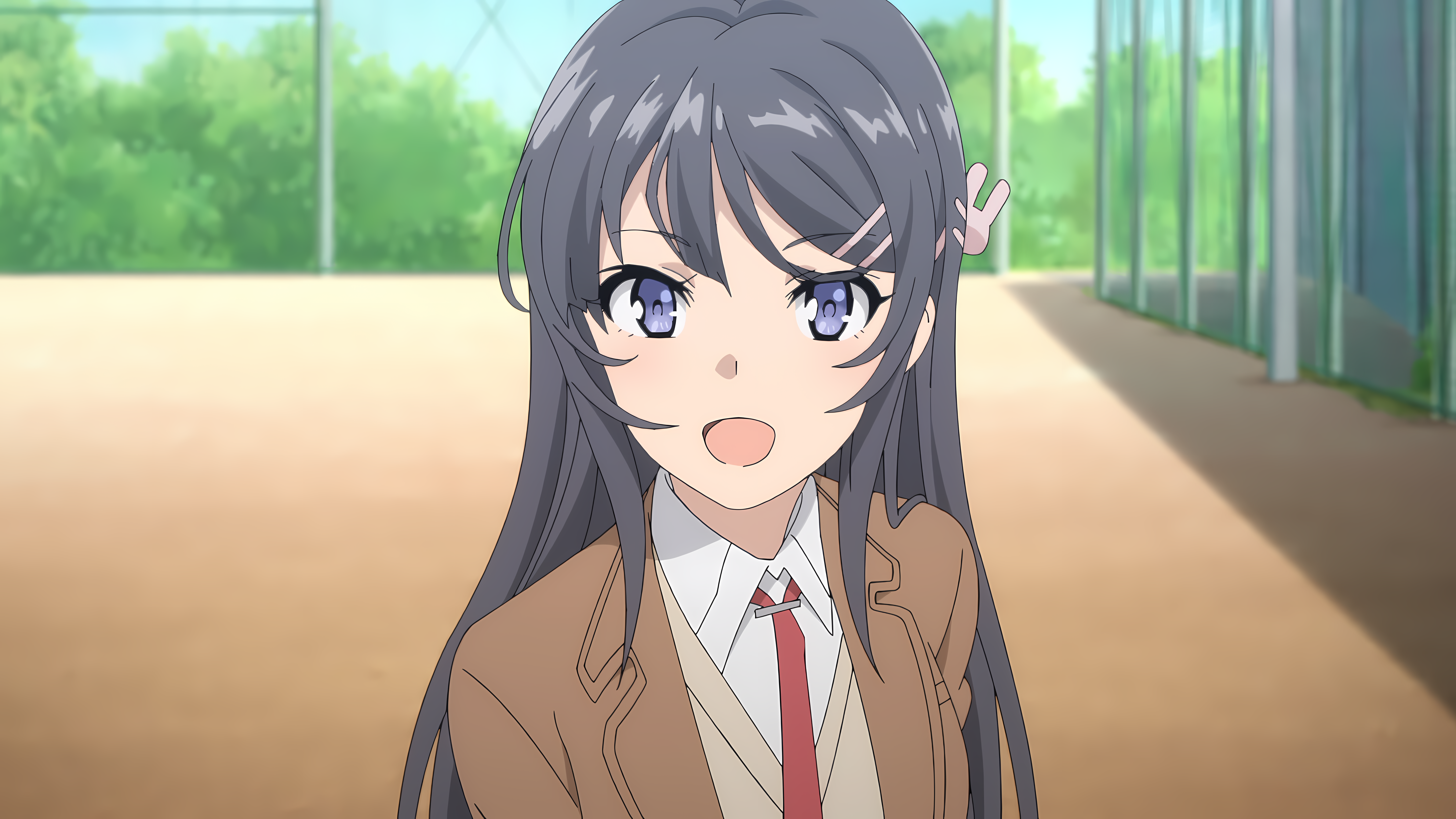 Sakurajima Mai Seishun Buta Yar Wa Bunny Girl Senpai No Yume Wo Minai Anime Anime Girls Anime Screen 7680x4320