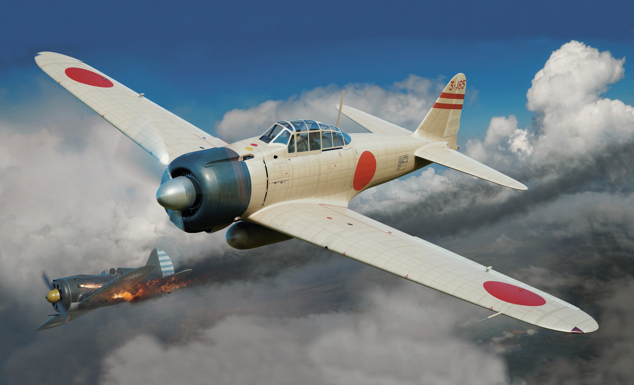 Military Nakajima A6M2 N 2048x1243