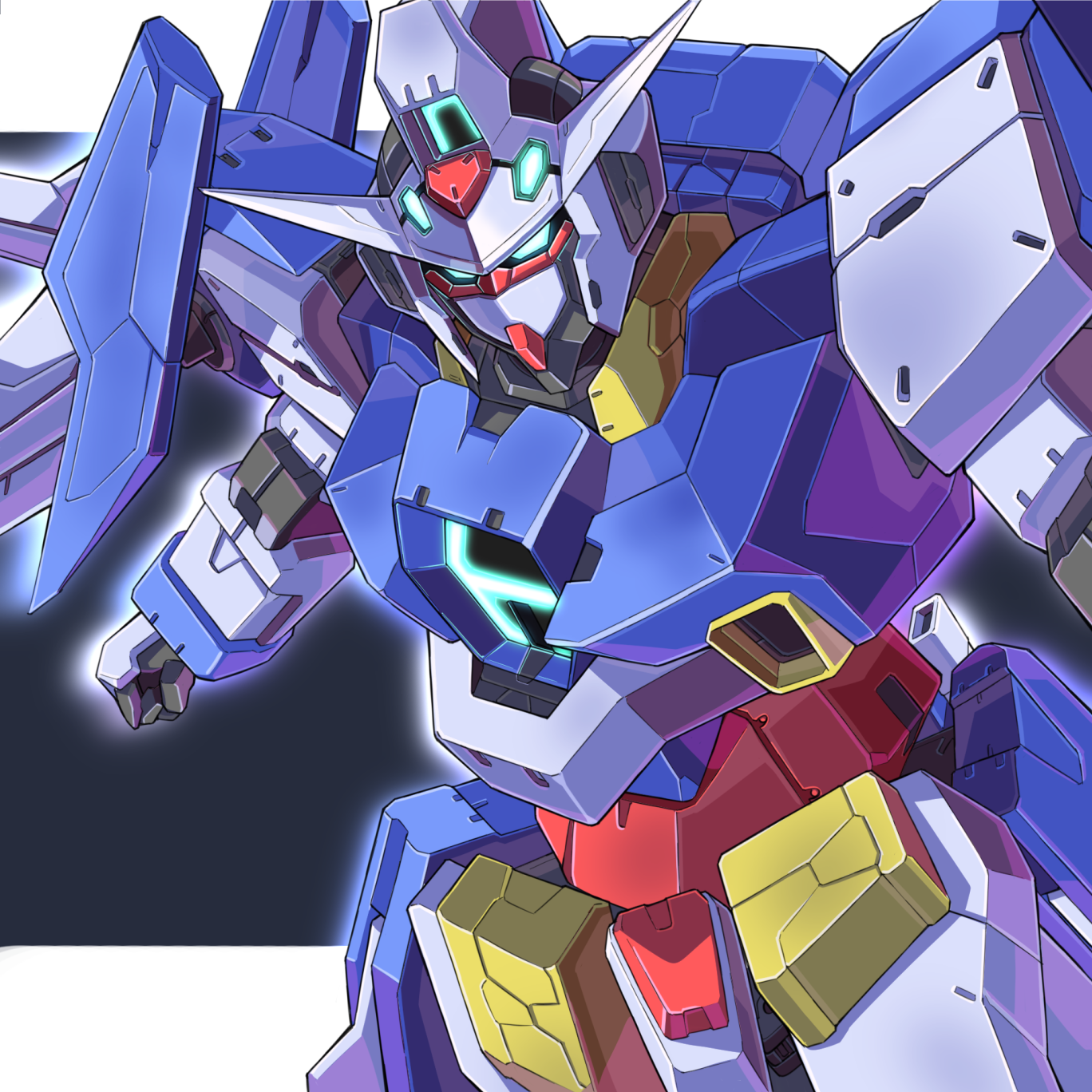 Anime Mechs Super Robot Taisen Gundam Artwork Digital Art Fan Art Gundam AGE 2 Normal Mobile Suit Gu 1368x1368