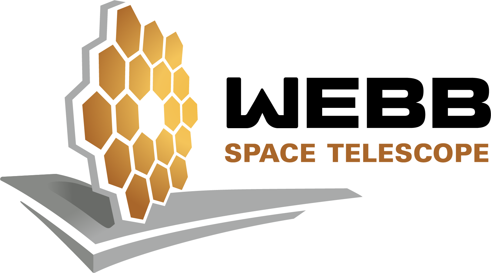 NASA James Webb Space Telescope Logo Hexagon Simple Background 1620x901