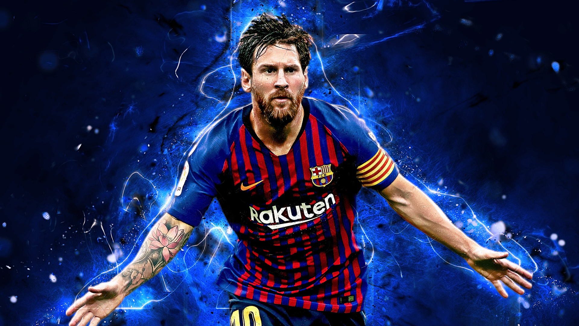 Lionel Messi FC Barcelona Soccer Champions League Men 1920x1080