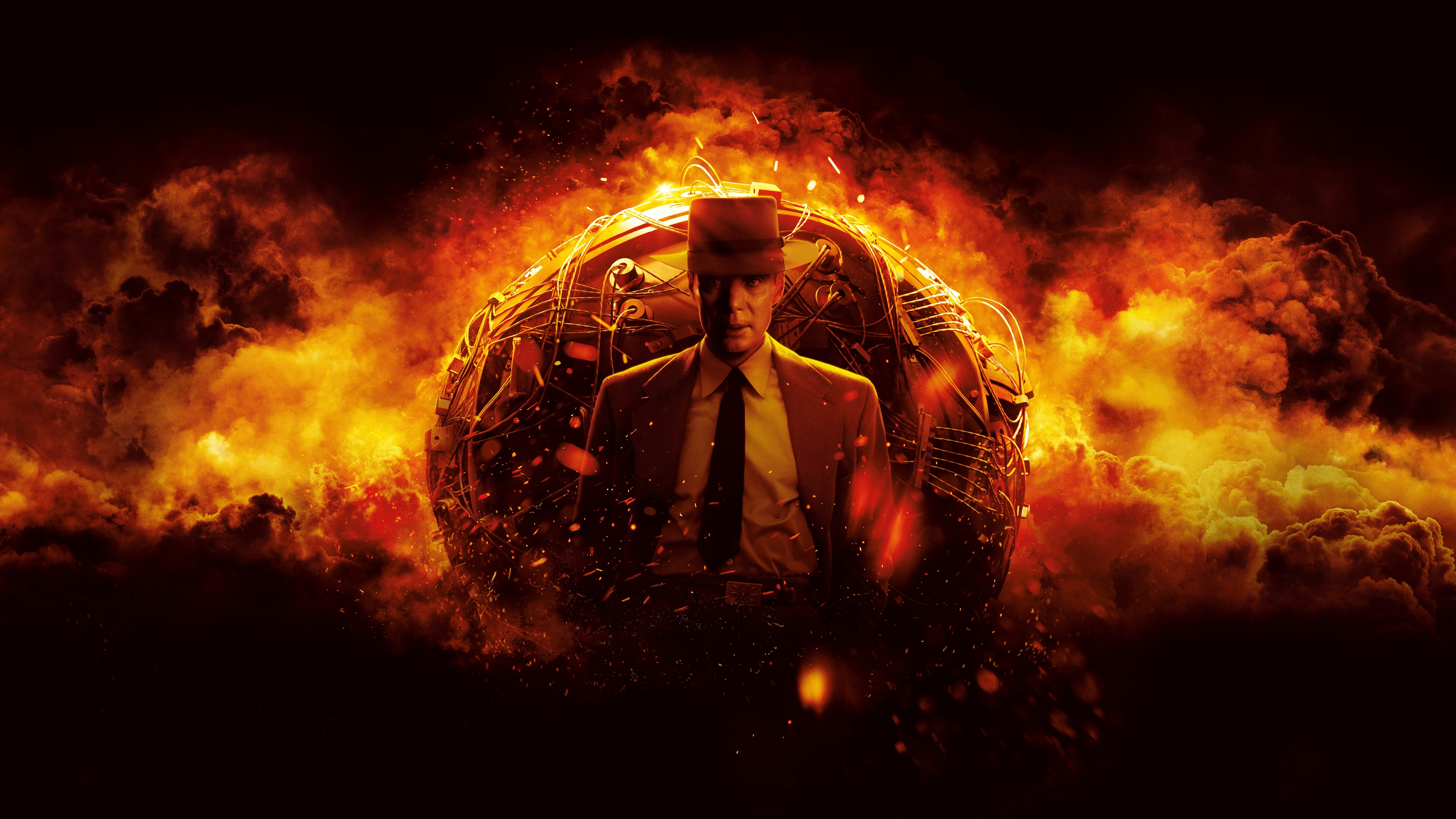 J Robert Oppenheimer Cillian Murphy Movies Movie Poster Atomic Bomb Explosion Actor Technology Chris 3840x2160