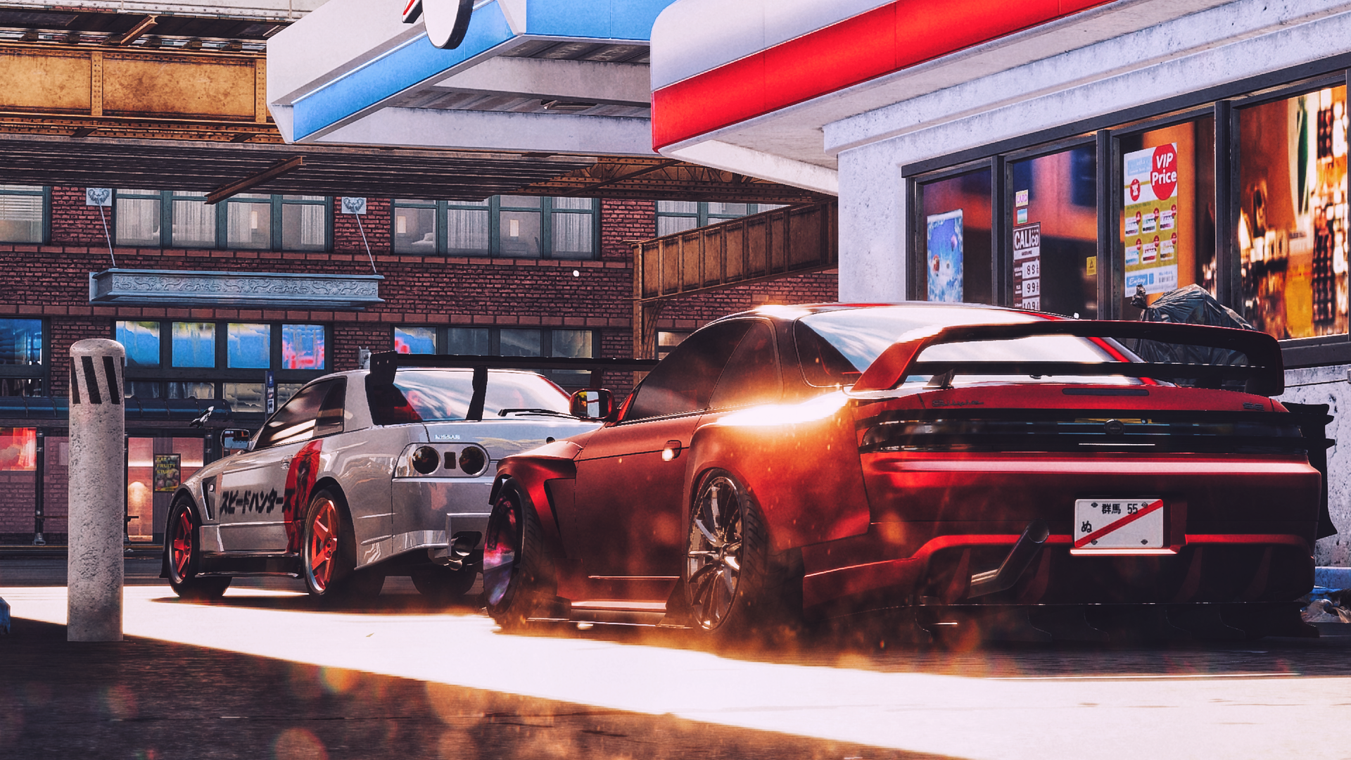 Need For Speed Unbound Need For Speed Edit CGi Race Cars Car Park Car 4K Gaming Video Game Character 1920x1080