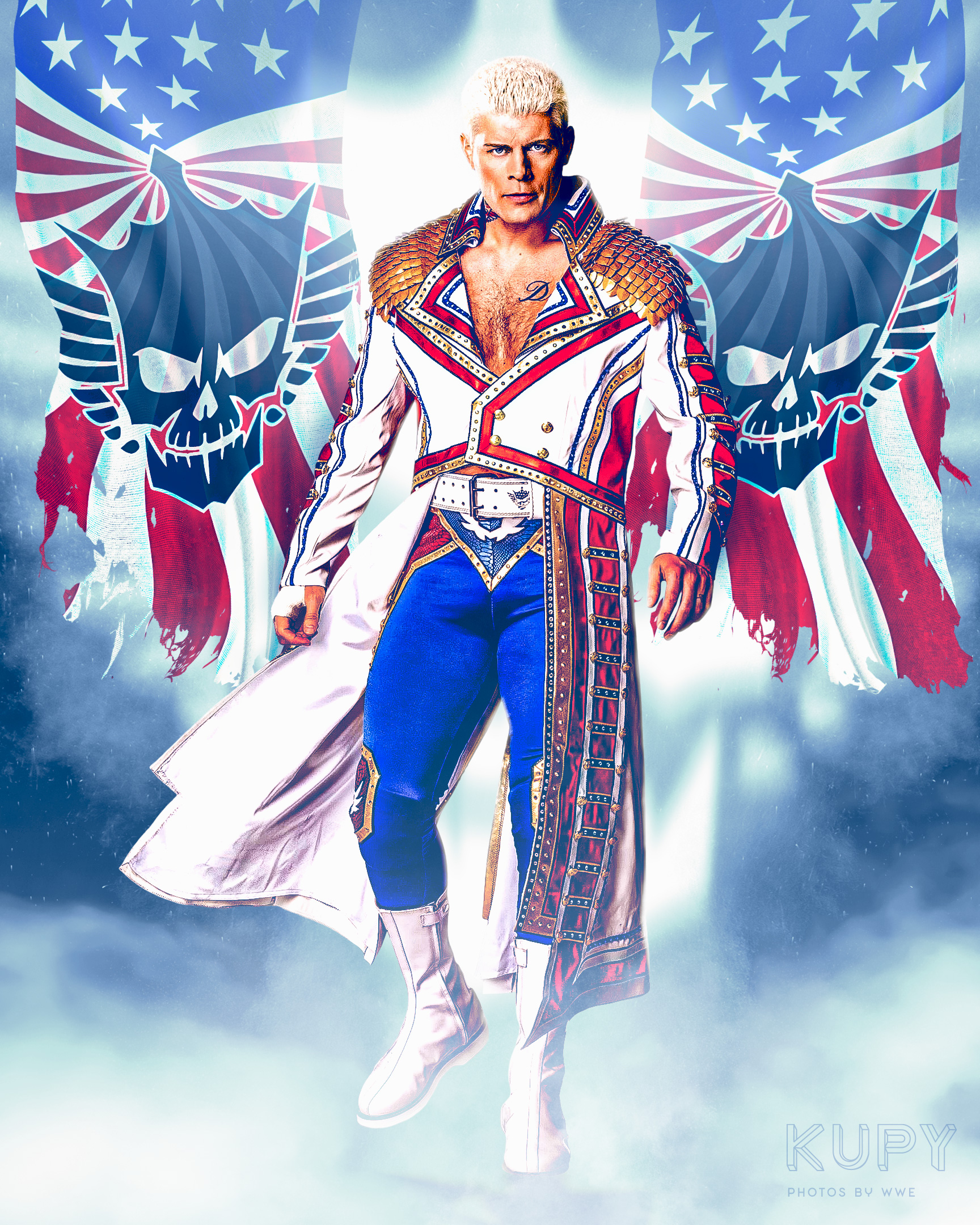 WWE Cody Rhodes Wrestling 1728x2160