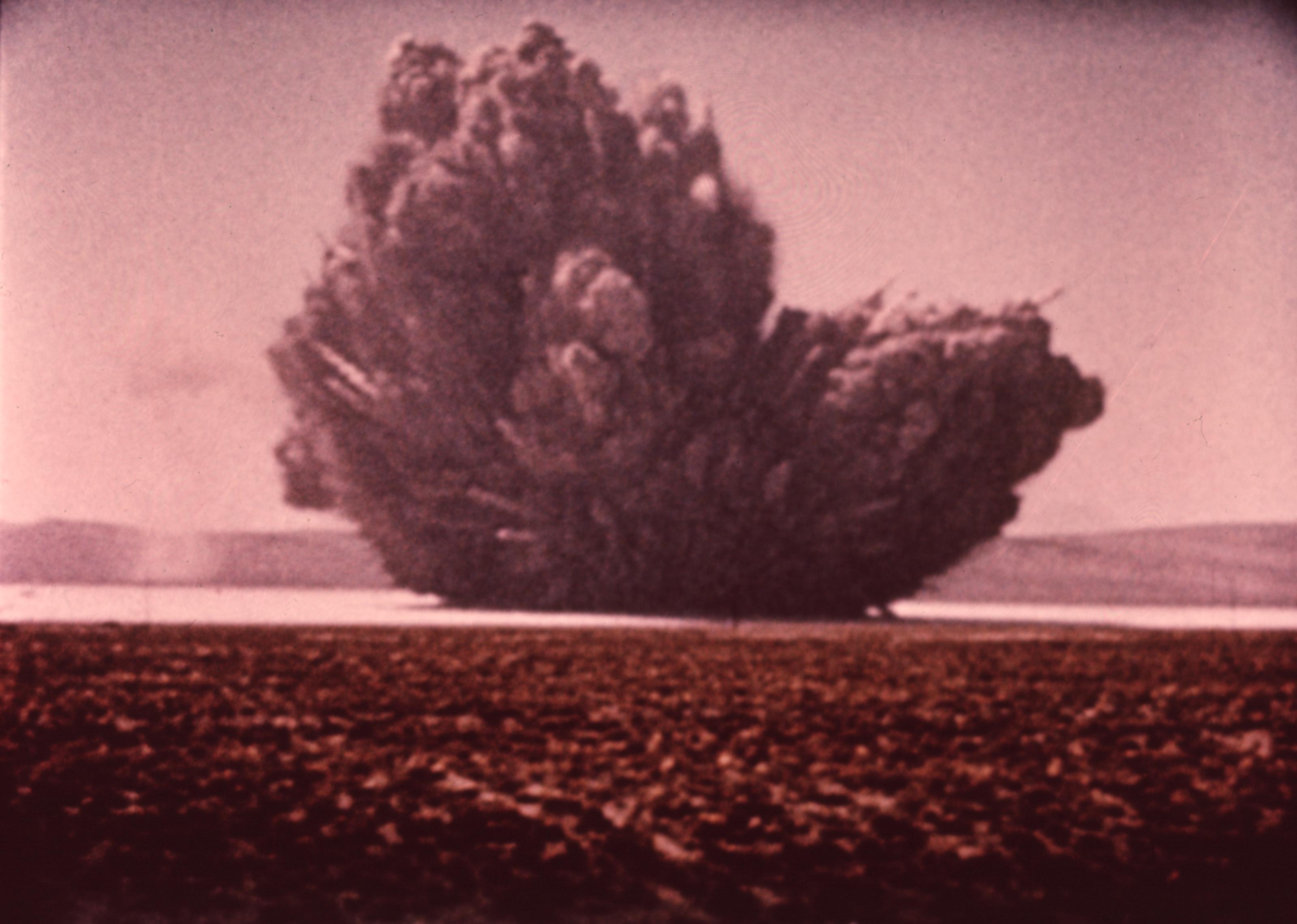 Atomic Bomb Nuclear Explosion Desert USA Nevada Military Base Military Storax Sedan Nevada Test Site 3200x2281